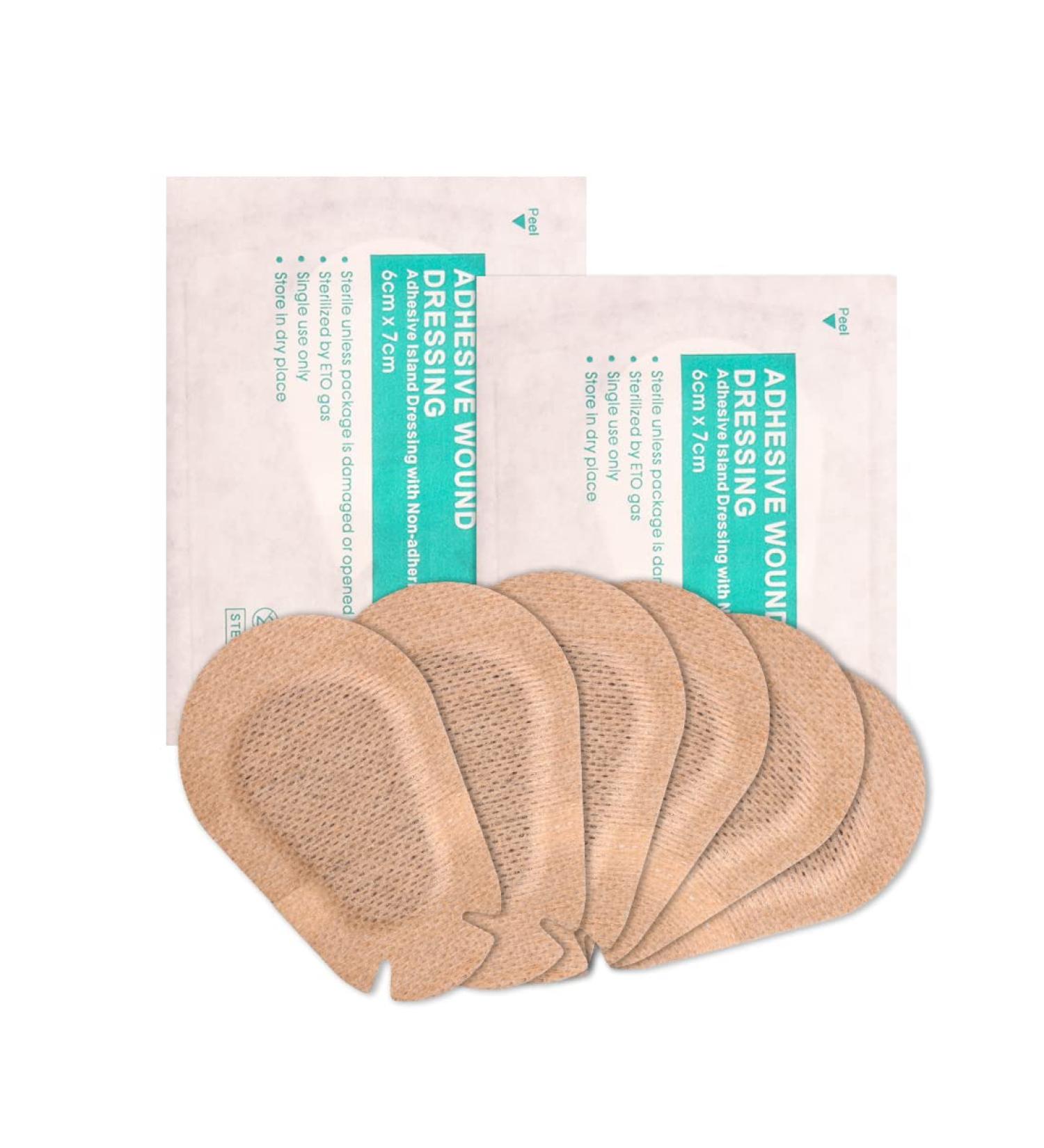 40pcs Skin Color Adhesive Eye Patches for Adults & Kids - Non-Woven Wound Dressings - International Shipping Available - Buy Online on GoSupps.com