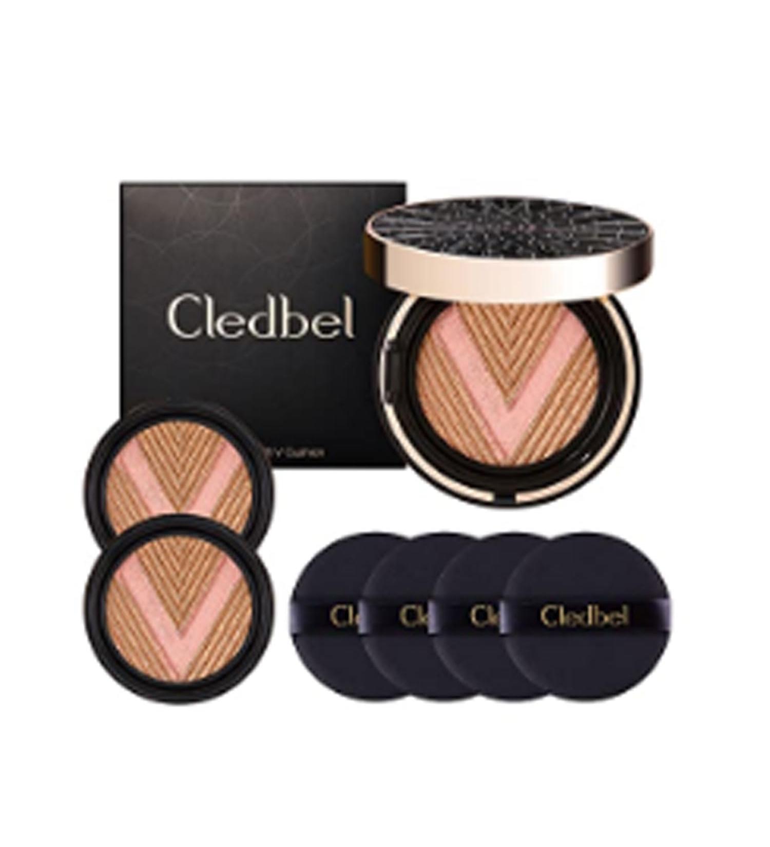 Cledbel Miracle Power Super Cover Cushion SPF50+/PA+++ 13g+Refill 2ct + Puff 4ct (No 23) - Buy Online on GoSupps.com