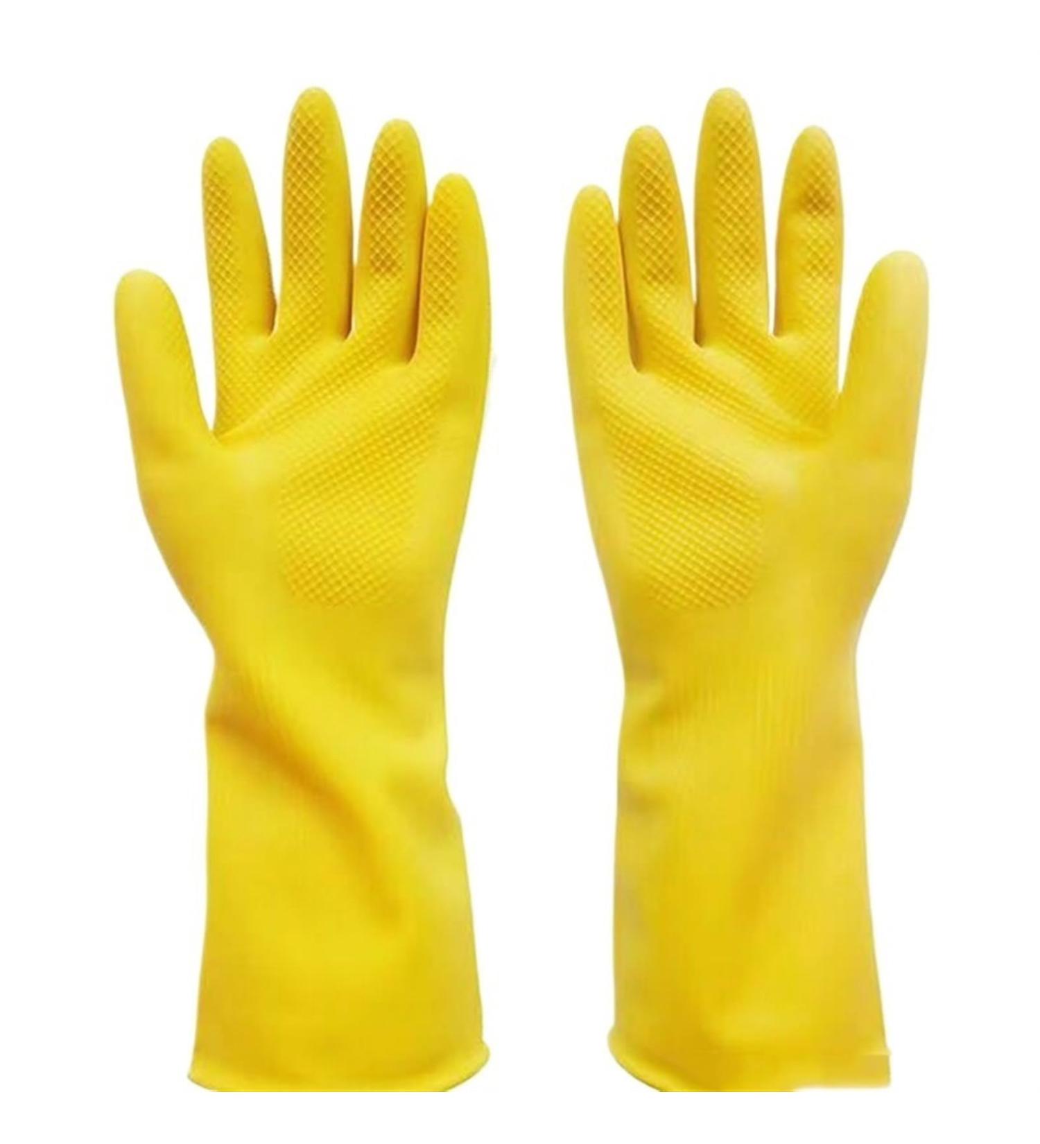 Cleaning Gloves Waterproof Dishwashing Gloves Durable Kitchen Cleaning Household Dishwashing Tools Dishwashing Gloves Yellow-m - Buy Online on GoSupps.com