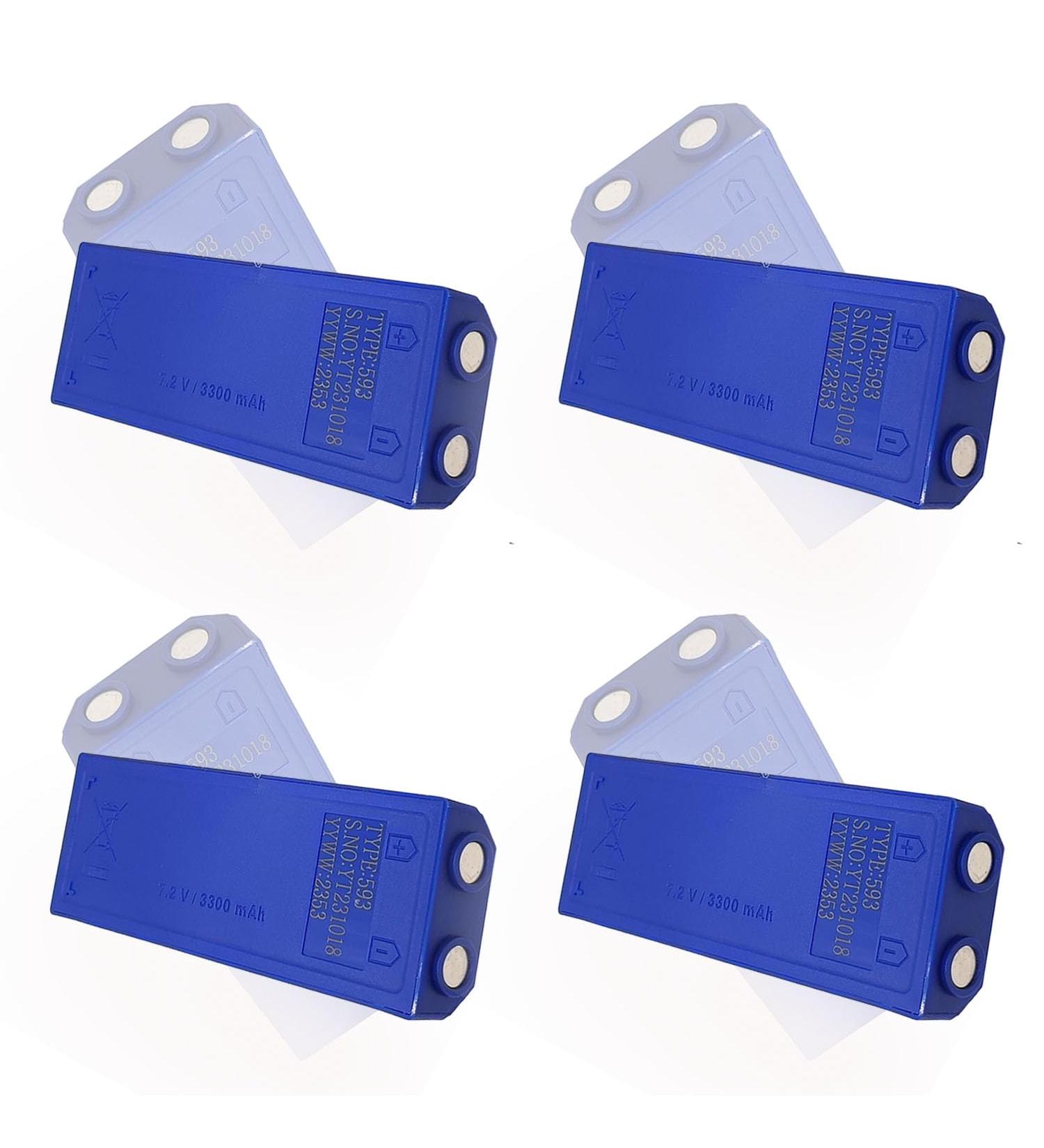Buy 4-Pack 7.2V Scanreco 593 Battery - Rechargeable 3300mAh NIMH for Scanreco 593/592/590/960 - International Shipping Available - Buy Online on GoSupps.com