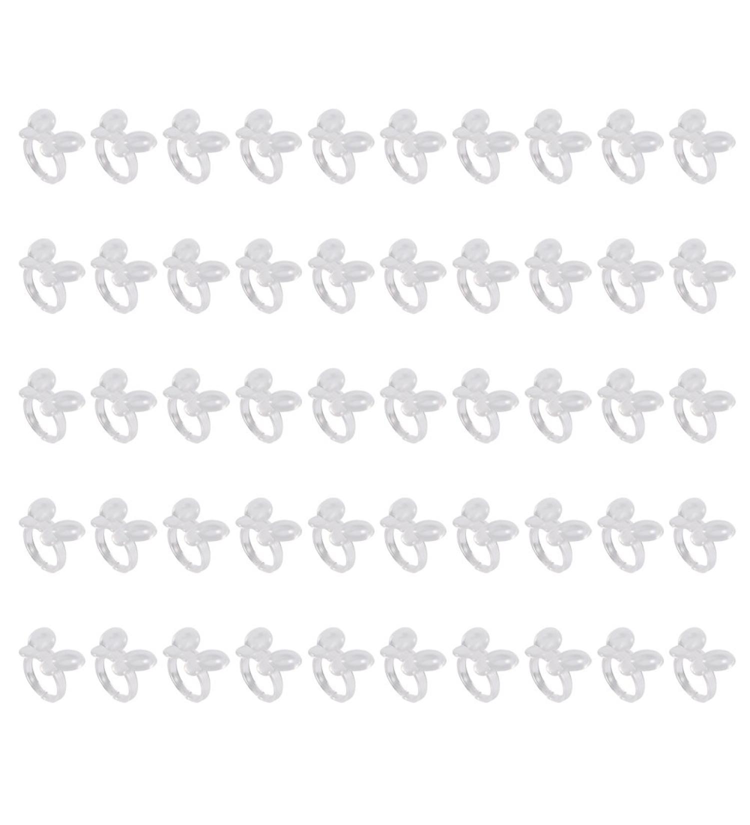50-Piece Nail Polish Display Set - Flower & Butterfly Gel Nail Diagram Ring for Art Color Showcase - Buy Online on GoSupps.com