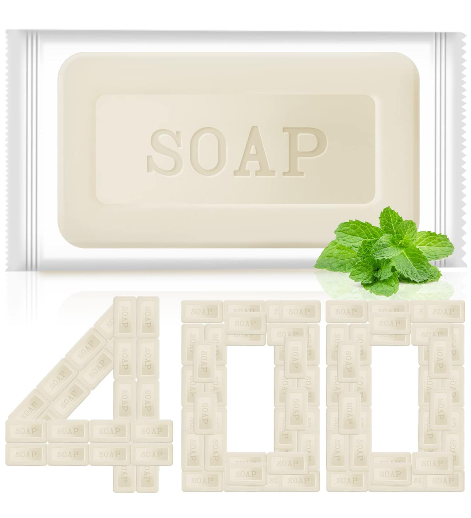 Demissle 400-Count Mini Bar Soaps - Individually Wrapped Travel Size Toiletries for Motel, Inns & Hotels - Buy Online on GoSupps.com