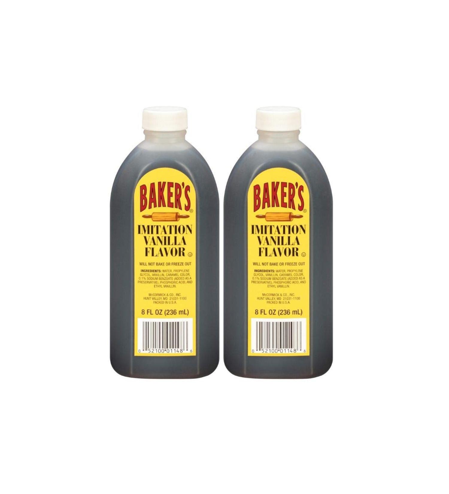 Baker's Imitation Vanilla Extract (7.62 oz / 2-Pack)