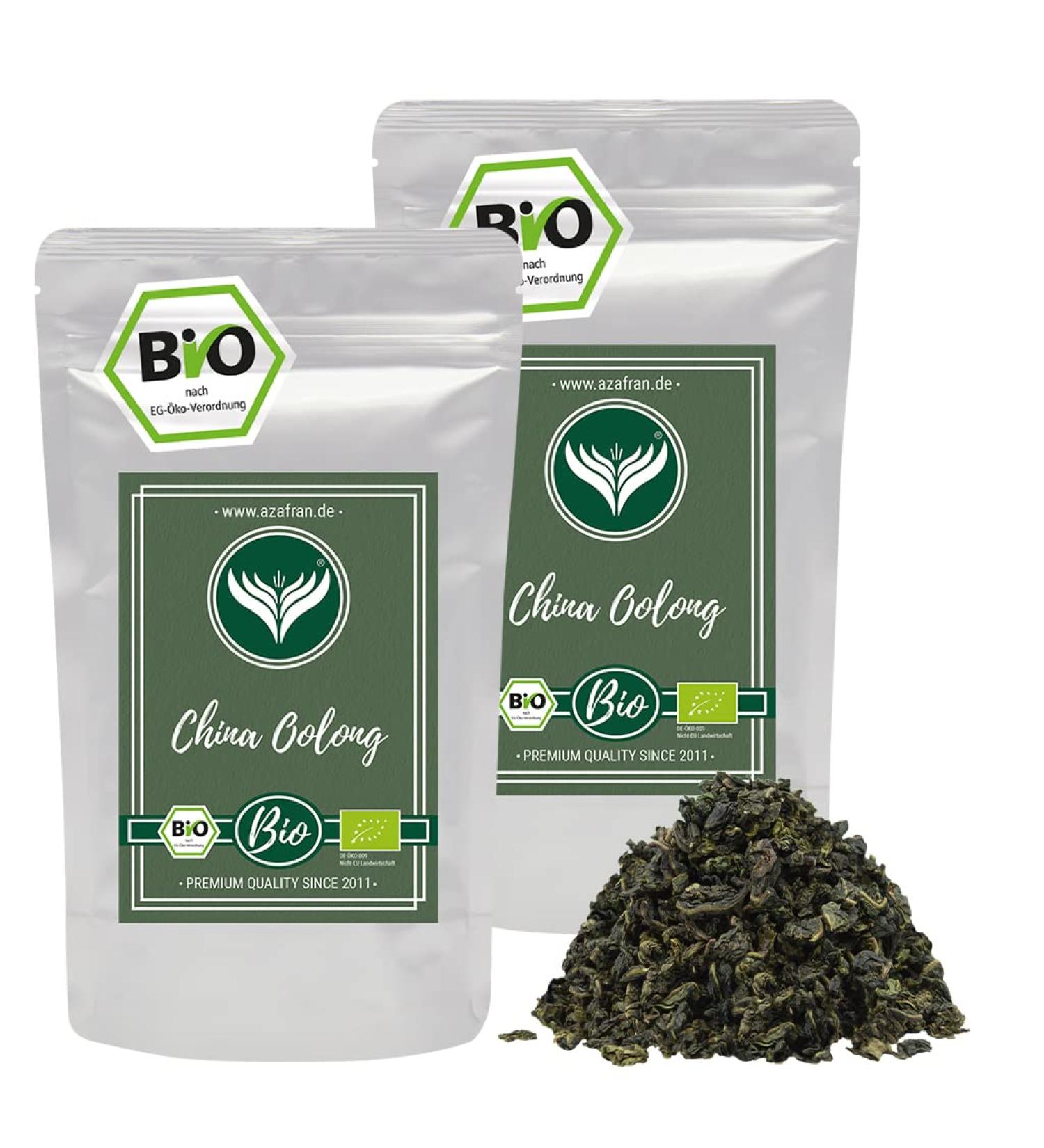 Buy Azafran ORGANIC Oolong Tea Ti Kuan Yin - 500g & 250g Pack of 2 | Premium Floral Chinese Tea - International Shipping Available - Buy Online on GoSupps.com