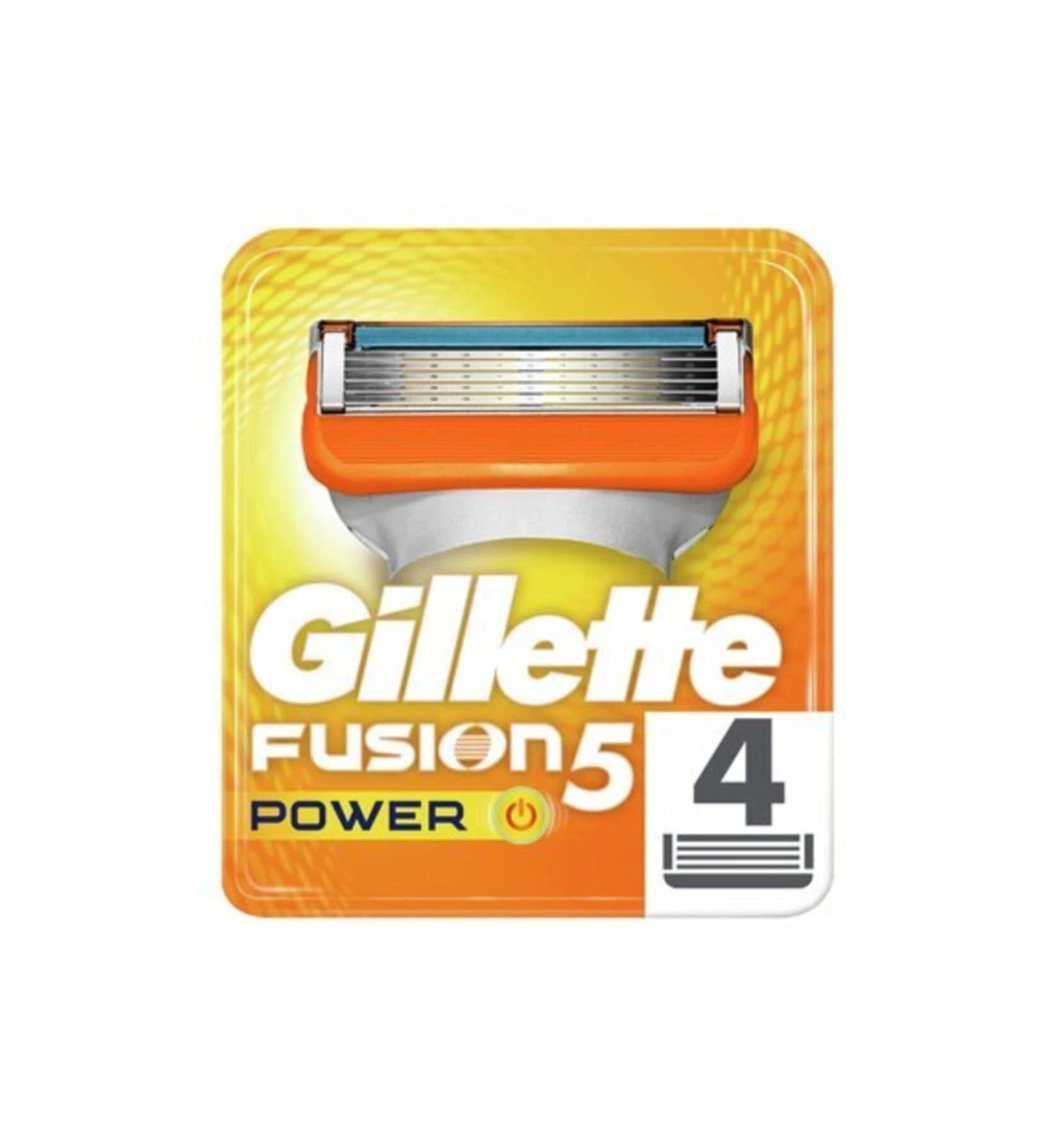 Gillette fusion power razor 4 pieces