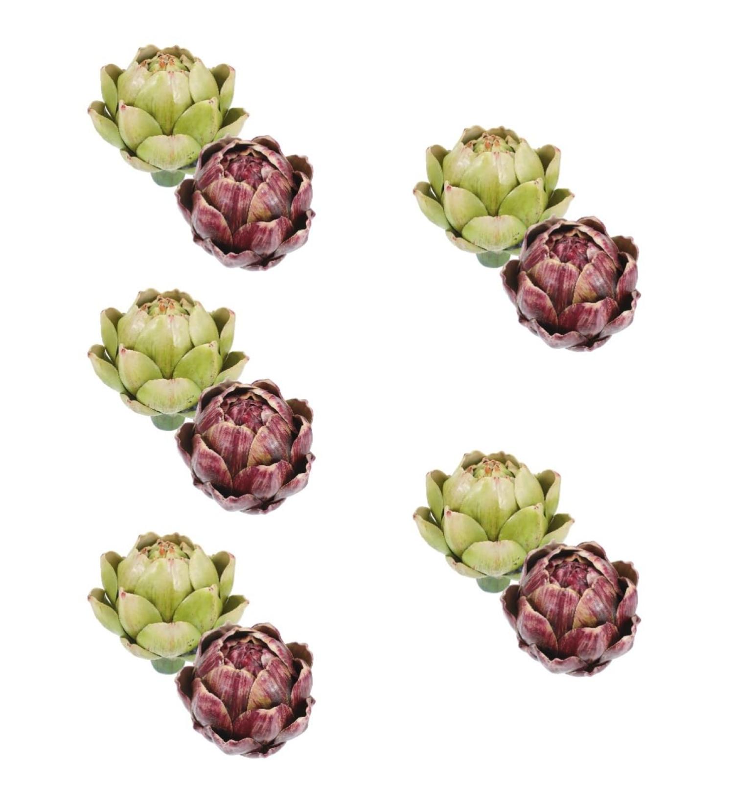 HOMSFOU 10 Pcs Artichoke Artificial Flower House Decorations for Home Plant Decor Household Decor Faux Artichokes Botanical Decor Home Decor Silk Flower Fake Vegetables Artificial Flowers - Buy Online on GoSupps.com