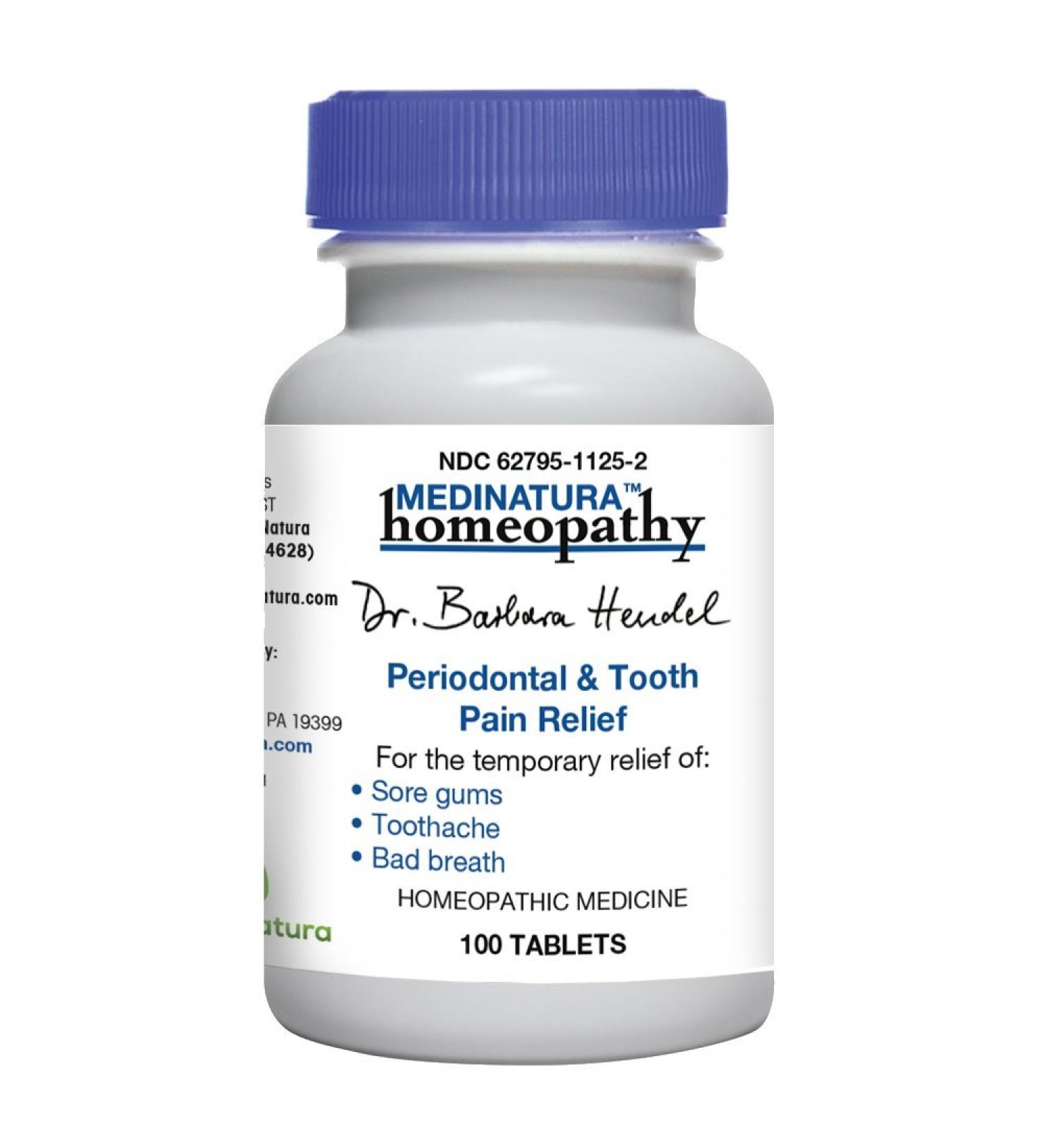 Dr. Barbara Hendel Relief Tablets Periodontal and Tooth Pain 100 Count