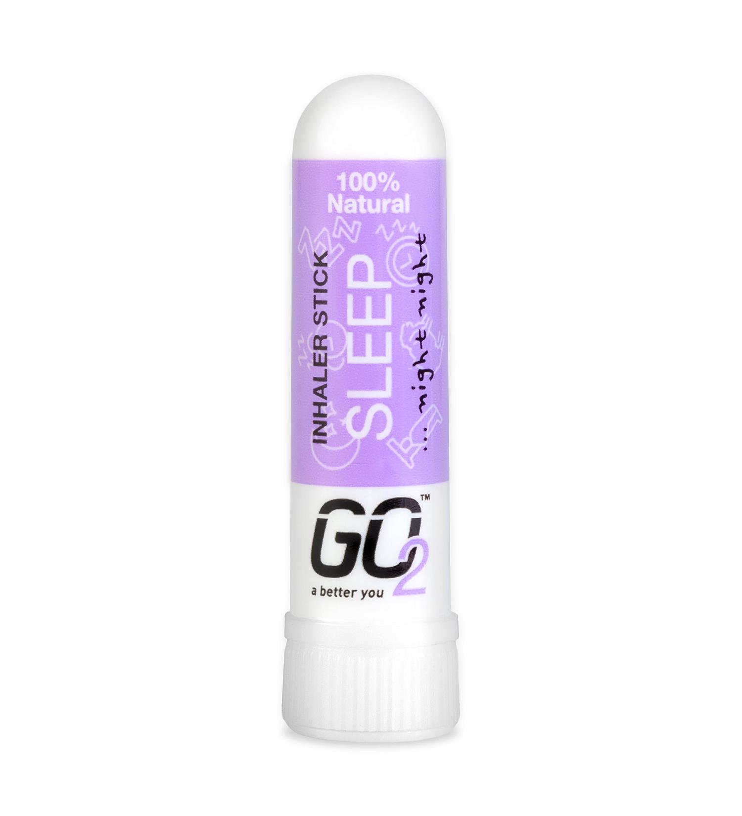 GO2 Inhaler Sleep Stick - Natural, Synthetic-Free & Cruelty-Free Essential Oils (1ml) - Buy Online on GoSupps.com