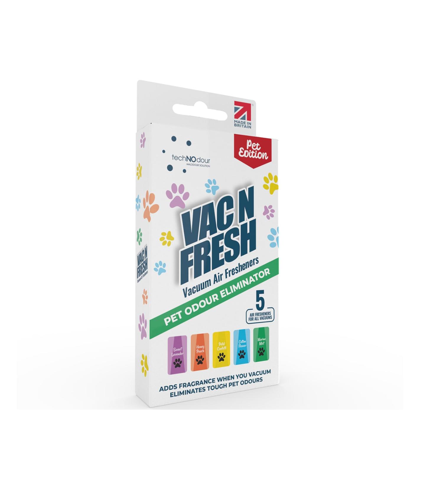 Vac N Fresh Pet Odour Eliminator Inserts - Pet Friendly Smell Neutraliser for Carpet - Dog and Cat Smell Remover - Scented Discs Alternative - Buy Online on GoSupps.com