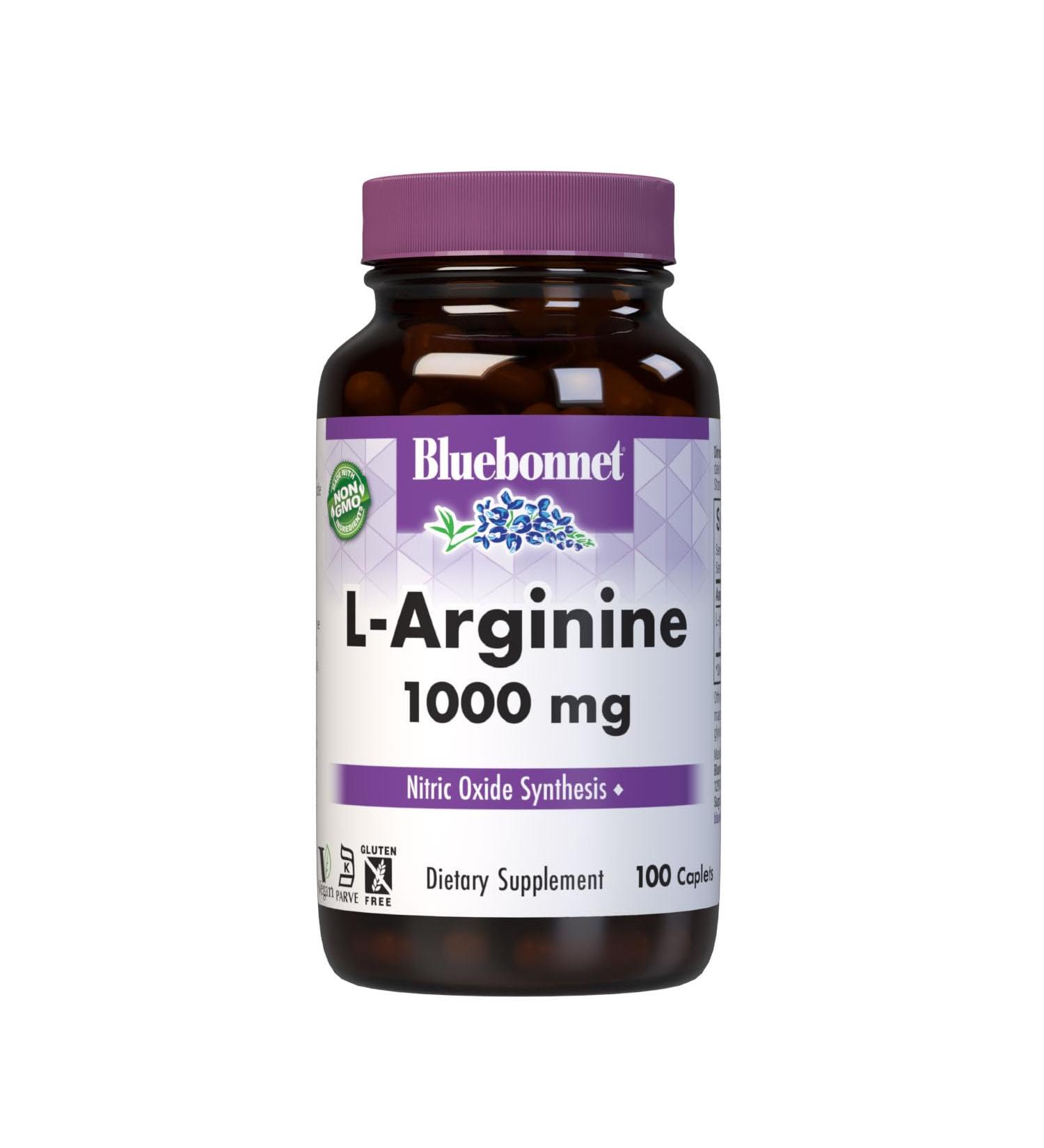 Bluebonnet LArginine 1000 Mg Vitamin Capsules 100 Count