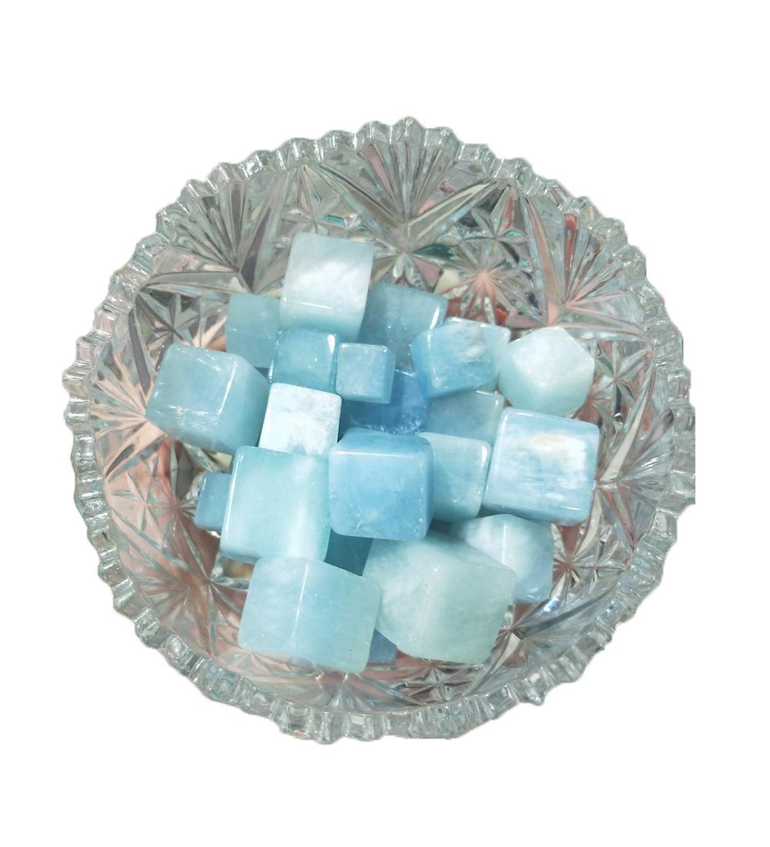 100g 10-15pcs Large Particles Natural Aquamarine Quartz Crystal Specimen Lucky Crystal Love Natural s and Minerals ZFUGEDRLI - Buy Online on GoSupps.com