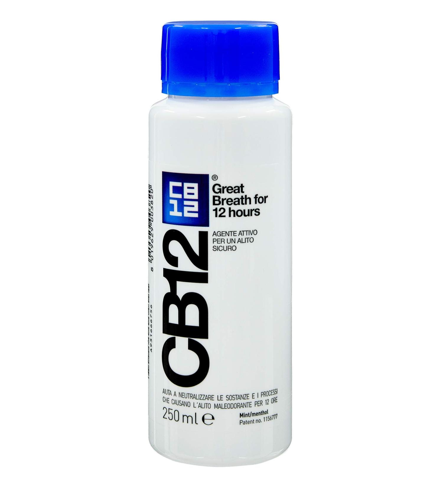 CB12 Mint Menthol Safe Breath Mouthwash (250ml) by CB2