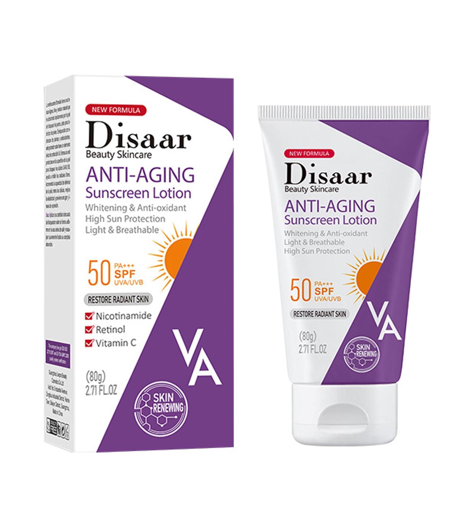 Sunscreen SPF 50 Face - Hyaluronic Acid Sunscreen SPF50+ PA++++ Daily Moisturizing Long lasting Sunscreen With No White Cast - Buy Online on GoSupps.com