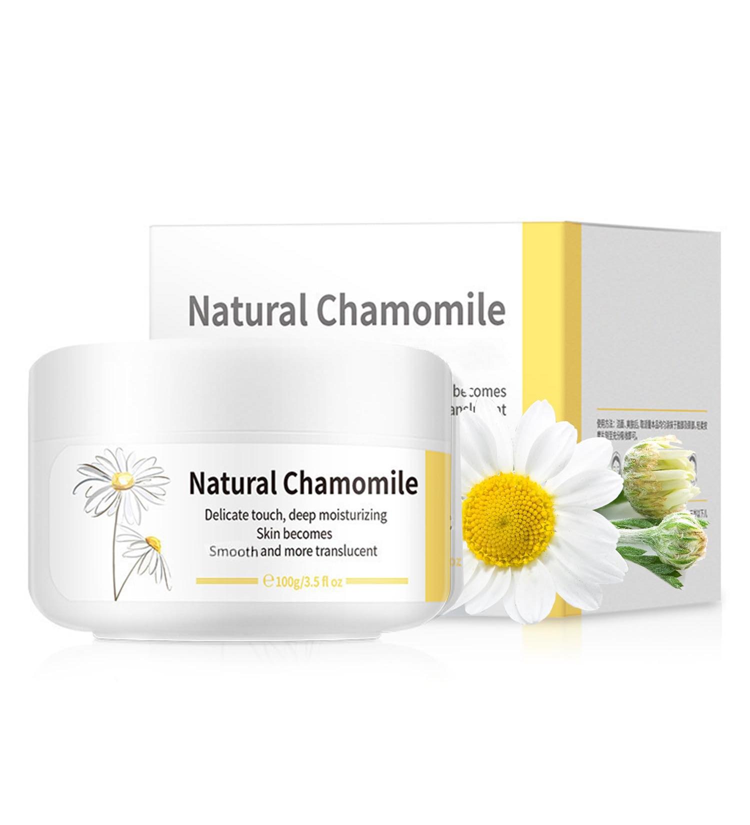 Grospe Chamomile Face Cream - Soothing Moisturizer for Dry & Sensitive Skin Hydrating & Calming Day & Night Cream with Natural Chamomile Extract Non-Greasy Formula(3.5oz) - Buy Online on GoSupps.com