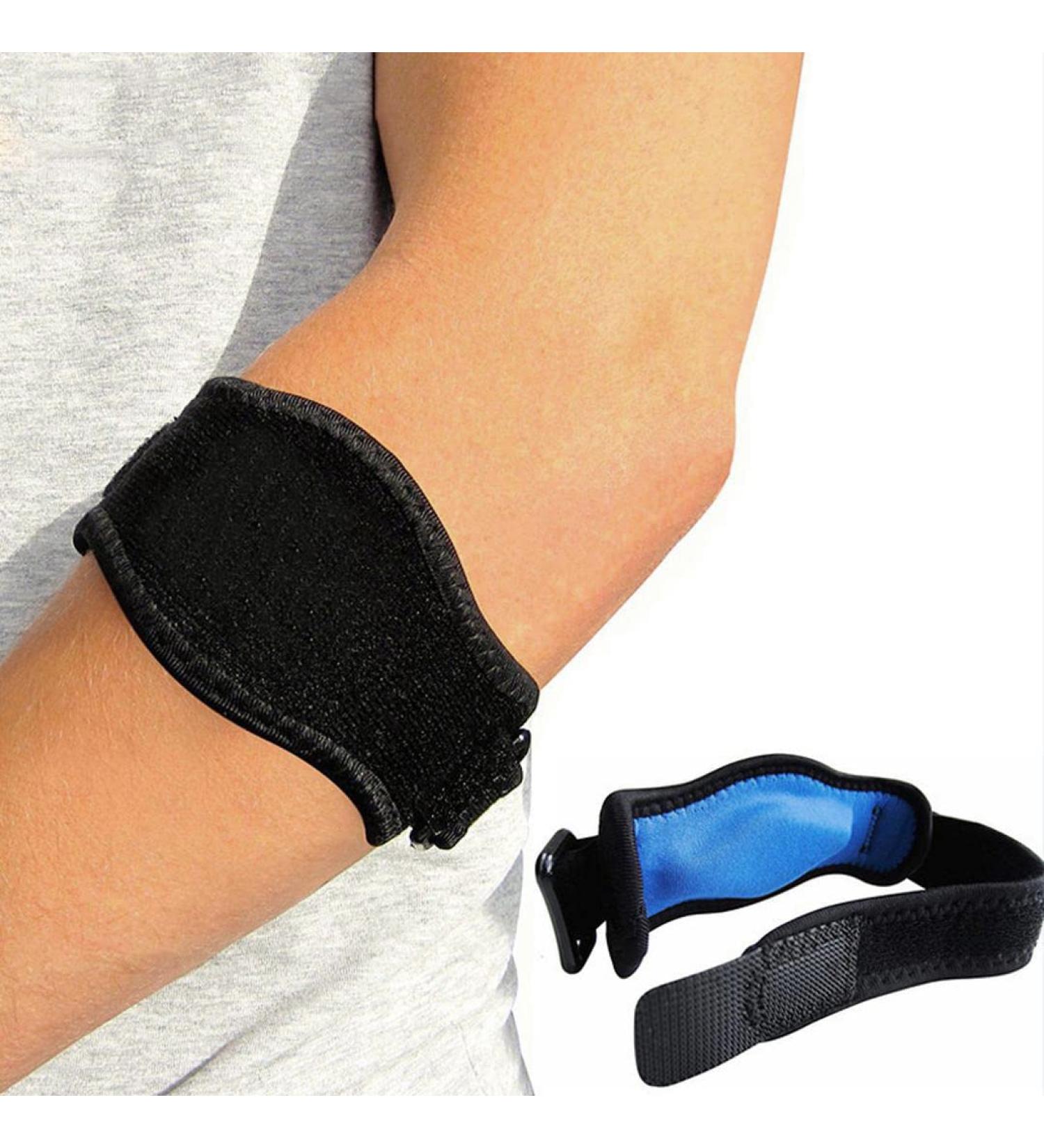 Tennis Elbow Brace for Men & Women - Tendonitis Support Strap for Lateral Epicondylitis & Golfer's Elbow - Adjustable Compression Band (1 pcs - Buy Online on GoSupps.com