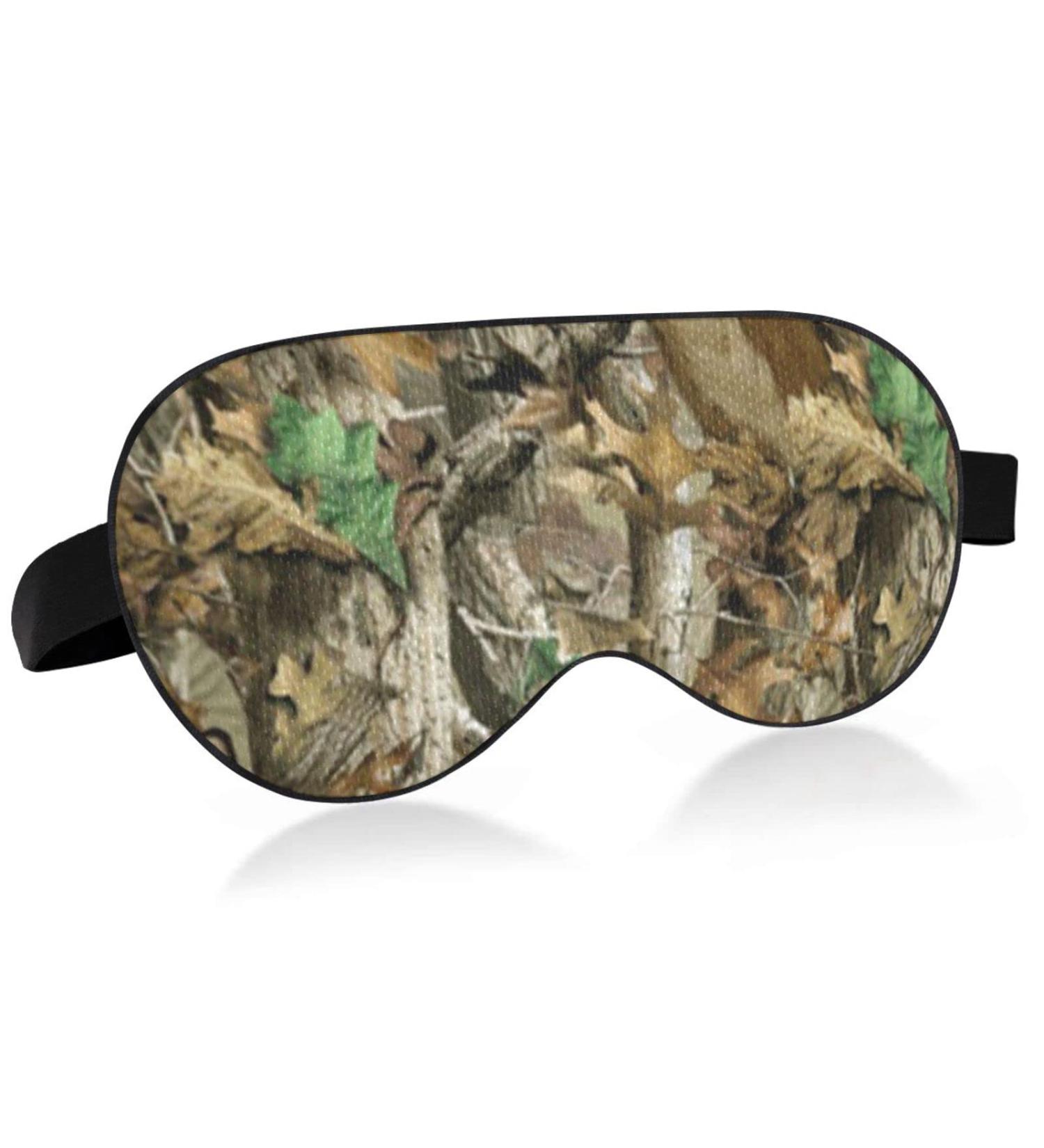 Unisex Camo Deer Camouflage Eye Mask | Comfortable Night Sleeping Shade - Buy Online on GoSupps.com