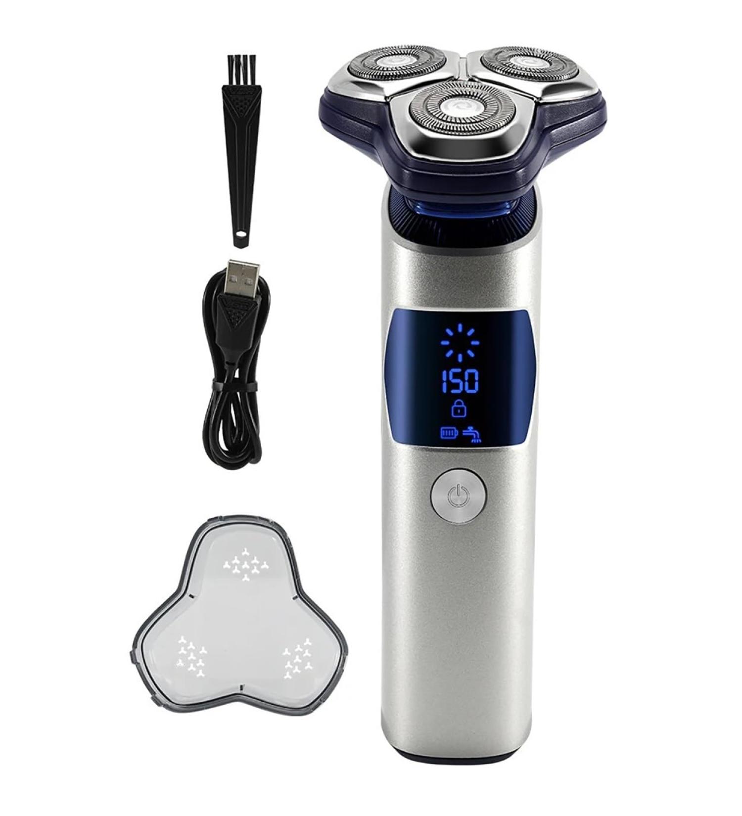 Rechargeable Electric Razor for Men | Intelligent Wet Dry Beard Trimmer & Shaver - Buy Online on GoSupps.com