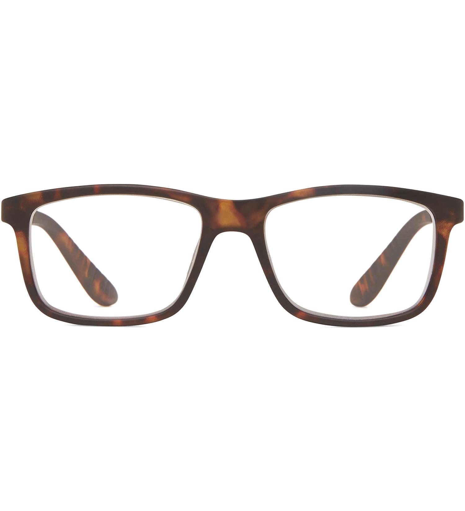 ICU Eyewear ScreenVision Blue Light Reading Glasses - Square Matte Tortoise - Lucas - +2.50 | Stylish and Comfortable Eye Protection for Digital Screens - Buy Online on GoSupps.com