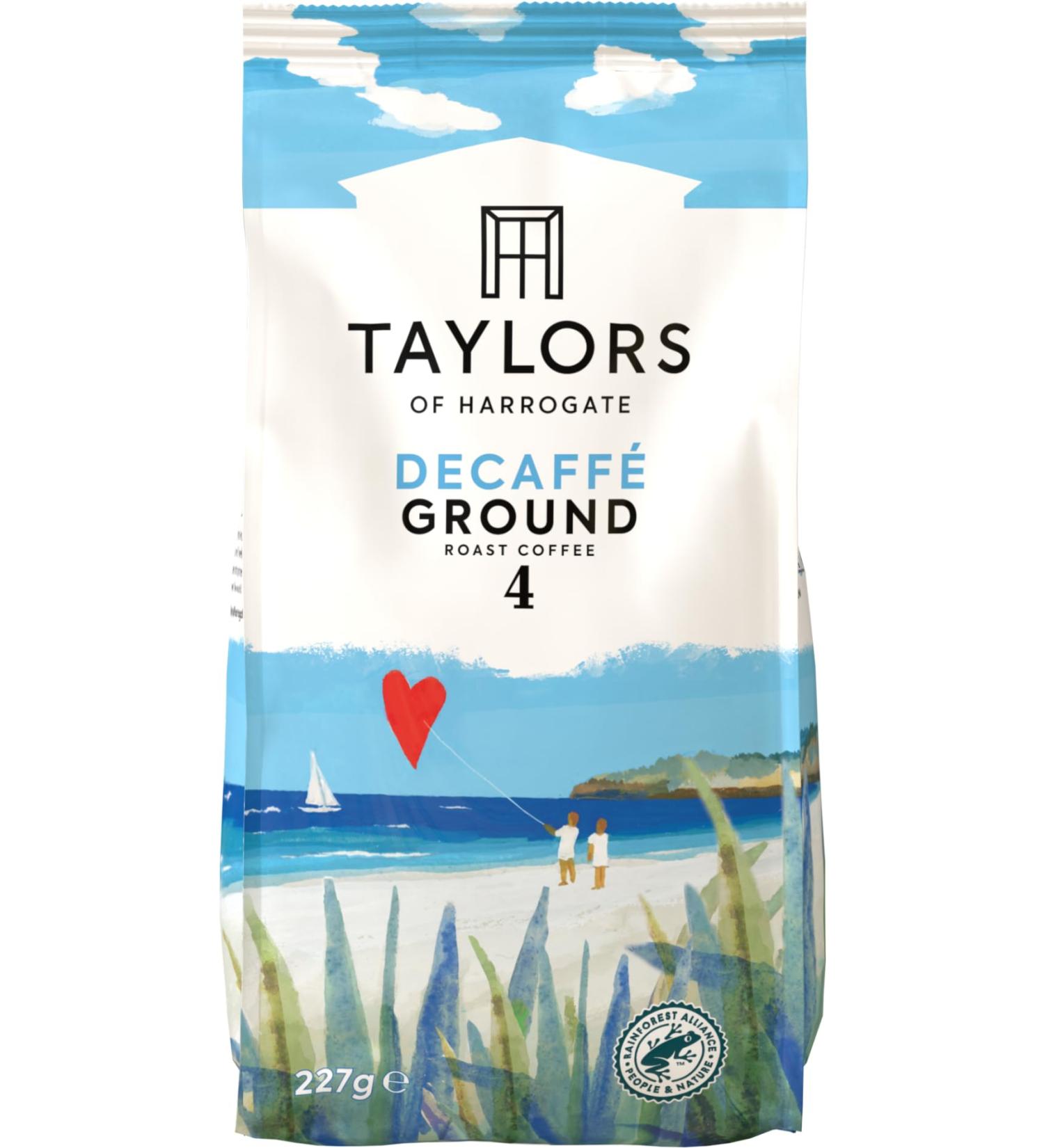Taylors Of Harrogate Decaffeinated Ground Coffee 227g - Buy Online on GoSupps.com