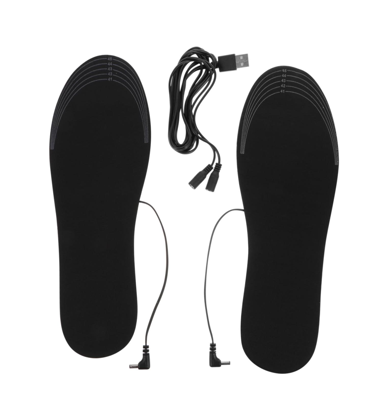 Buy NOLITOY USB Rechargeable Heated Insoles | Warm Washable & Comfortable Foot Warmers for All Shoes - Buy Online on GoSupps.com