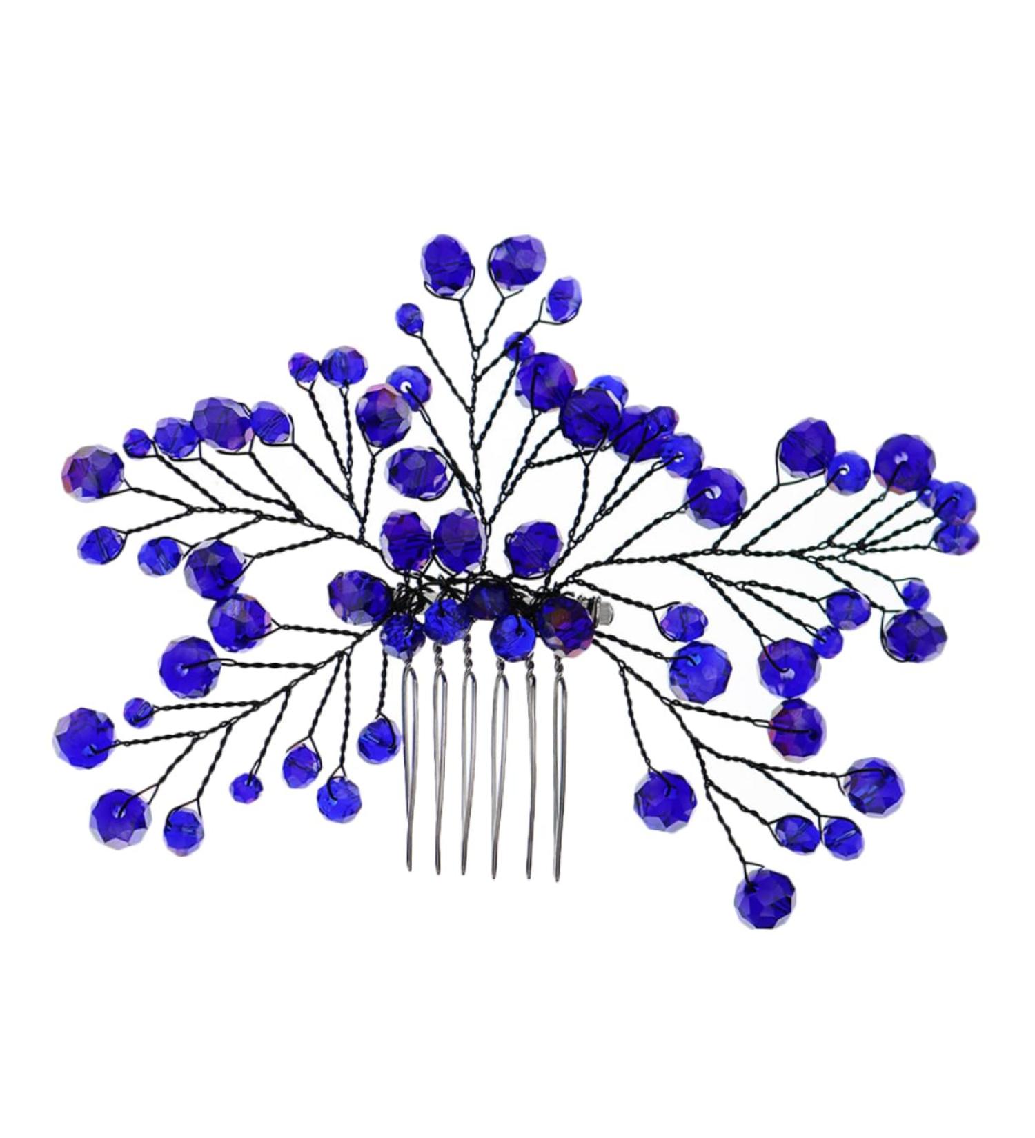 PLAFOPE Bridal Wedding Comb Bridal Headpieces Bridal Side Combs Hair Combs for Women Decorative Wedding Hair Accessories Hair Combs for Women Accessories Hair Comb Clip Bride Hair Comb - Buy Online on GoSupps.com