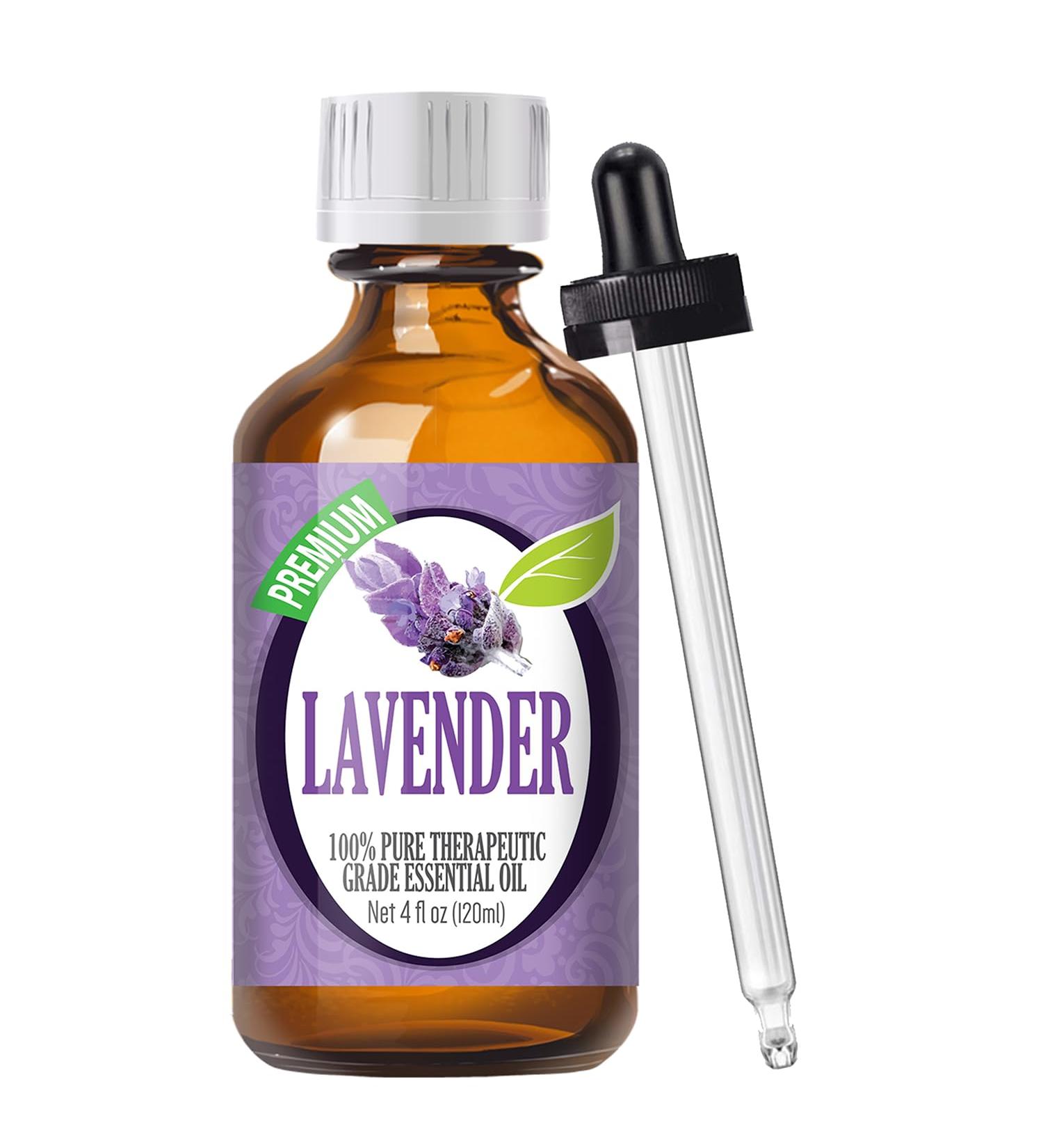 Buy Healing Solutions Lavender Essential Oil 120ml - Premium Quality Aromatherapy Oil for Relaxation & Wellness - Buy Online on GoSupps.com