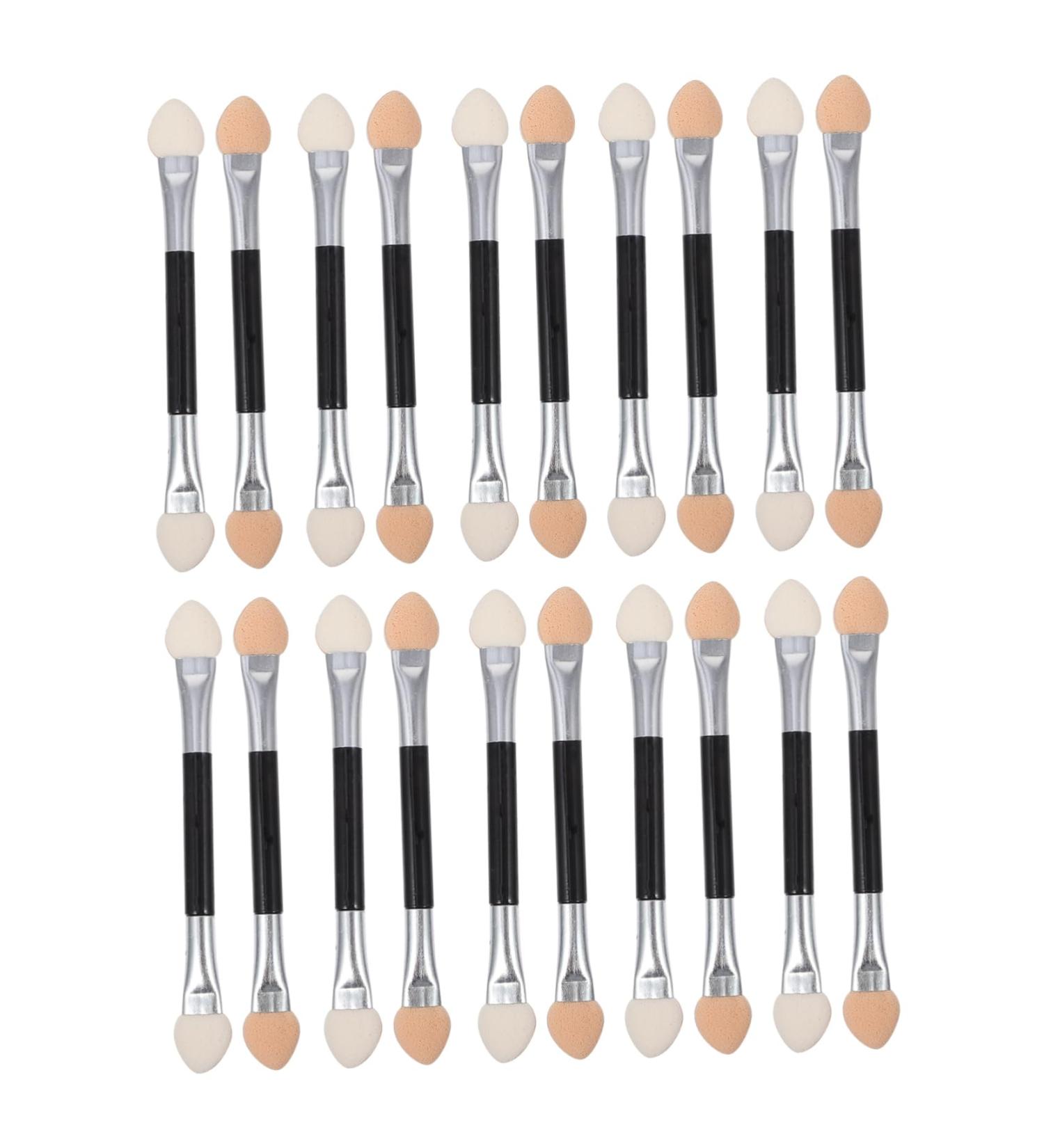 Baluue 40 Pcs Latex Eye Shadow Stick Double-ended Eye Shadow Brush Makeup Applicator Makeup Sponges Plastic - Buy Online on GoSupps.com