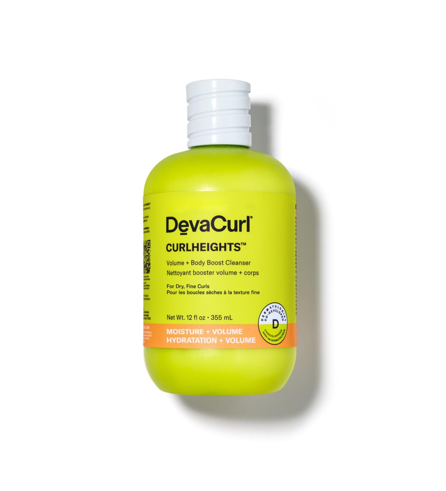 DevaCurl CurlHeights Volume + Body Boost Cleanser - 12 oz | Best Cleanser for Curly Hair - International Shipping - Buy Online on GoSupps.com