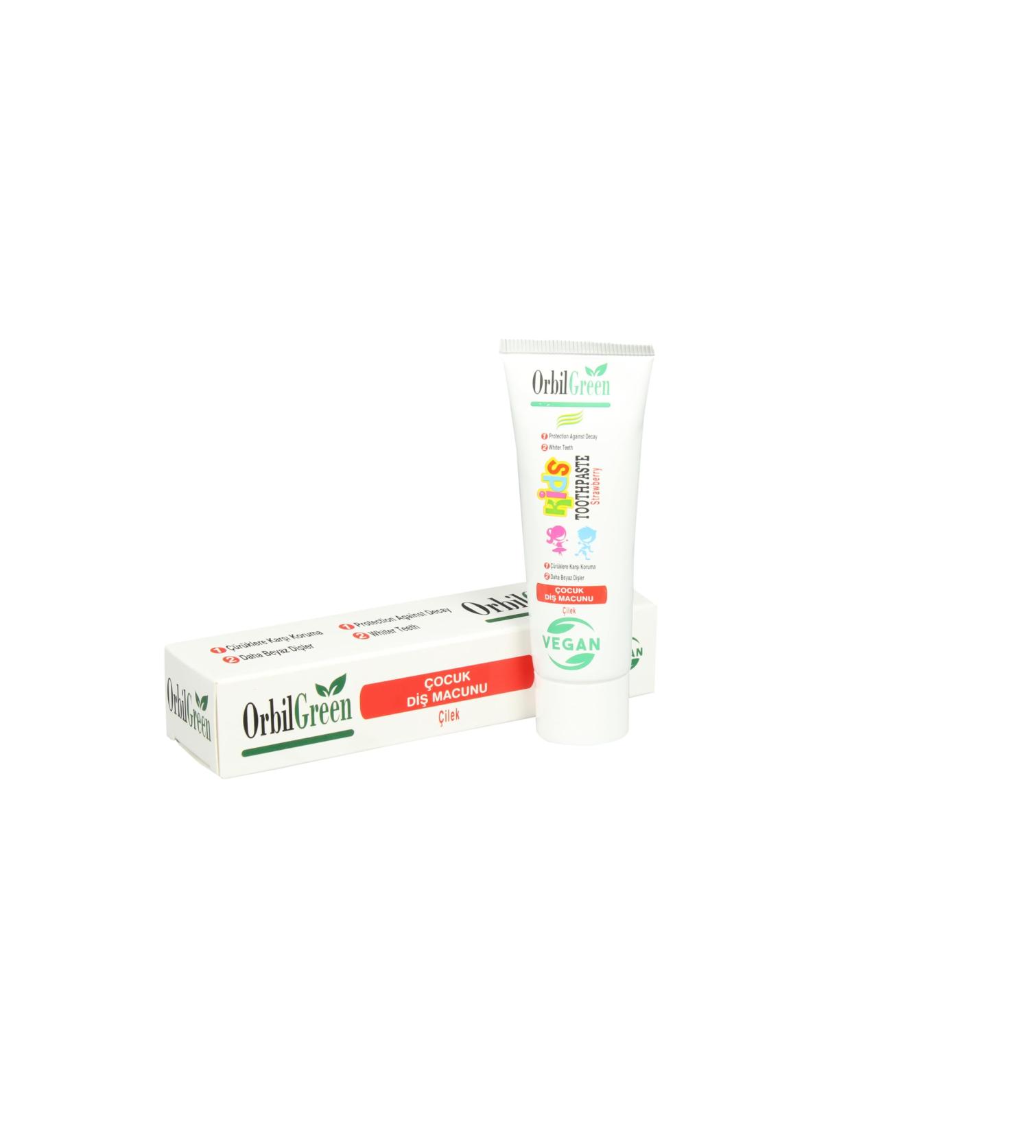 Natural Strawberry Flavored Toothpaste for Kids Fluoride Free SLS Free Gluten Free Cavity Protection Safe to Swallow 100% Vegan & Halal Toothpaste Toodlers 50ml (1.7 Fl oz) 1 Pack 2.65 Ounce (Pack of 1) - Buy Online on GoSupps.com