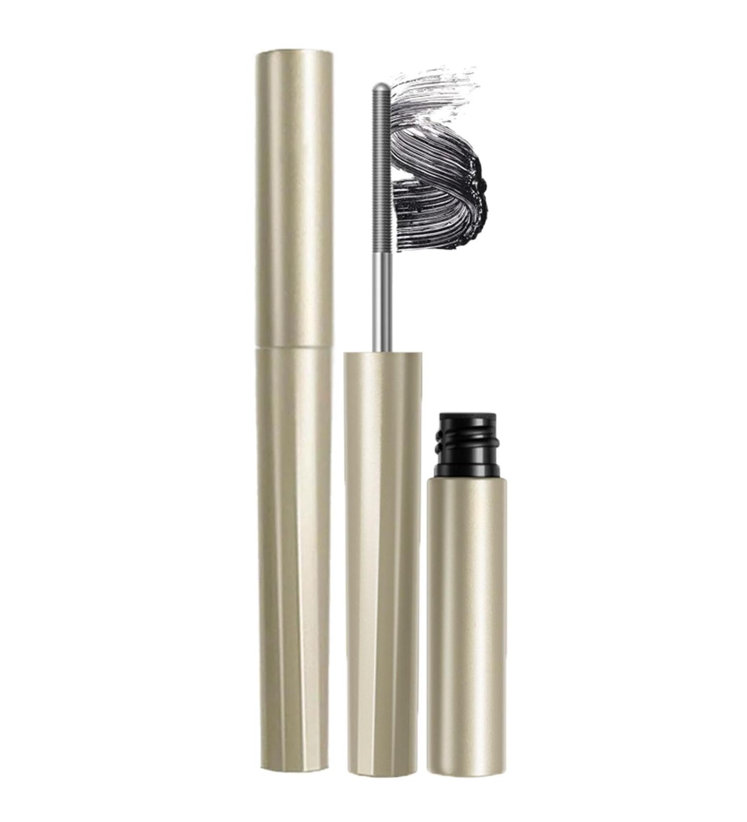 Metal Brush Long-lasting Mascara Metal Mascara Curling Eyelash Long Lasting Waterproof Smudge-Proof Mascara (Black) - Buy Online on GoSupps.com