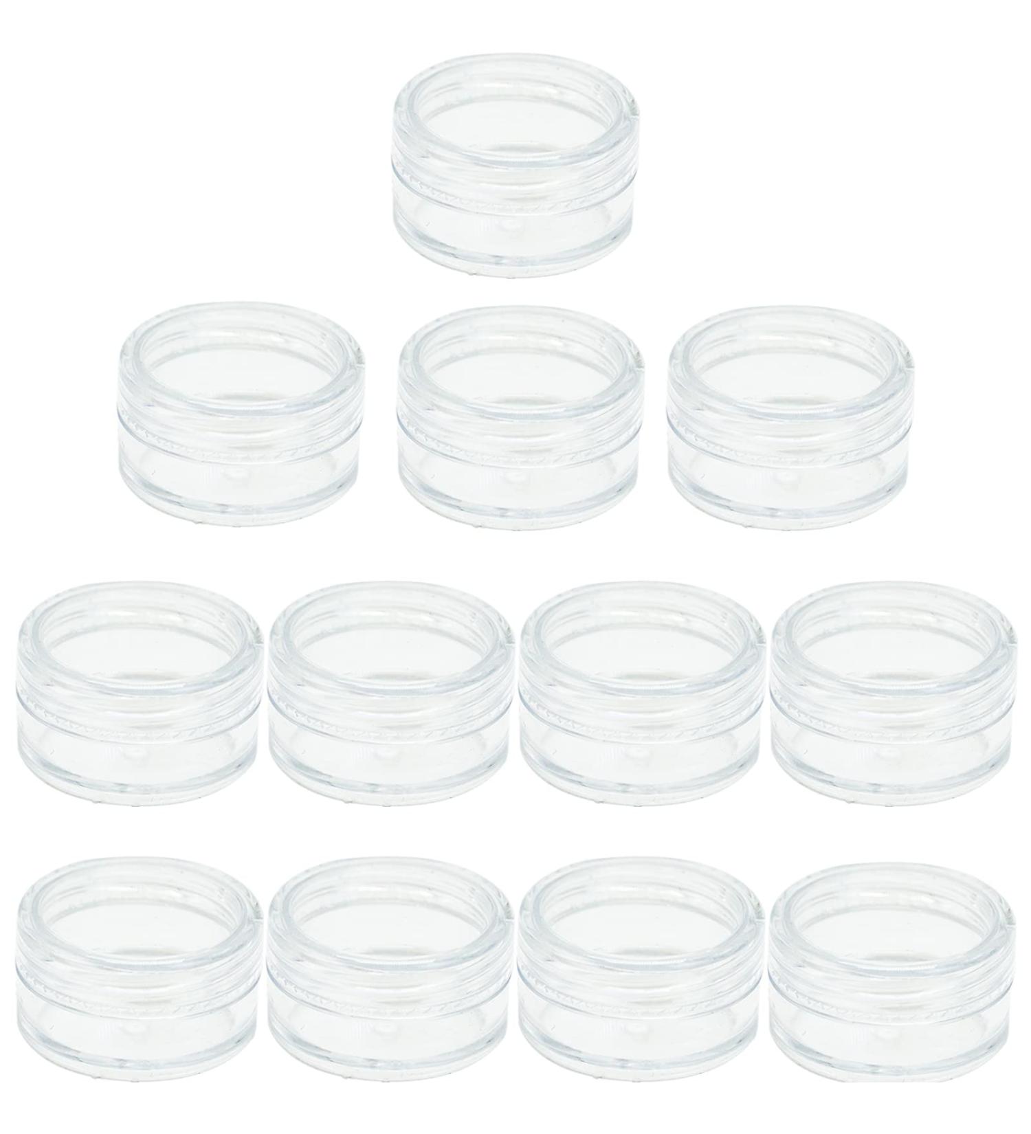 Buy Szxmdkh 12-Piece Clear Crucible Set - 5ml Empty Jars with Screw Caps for Lotion Cream Mini Candles & Cosmetics - International Shipping Available - Buy Online on GoSupps.com
