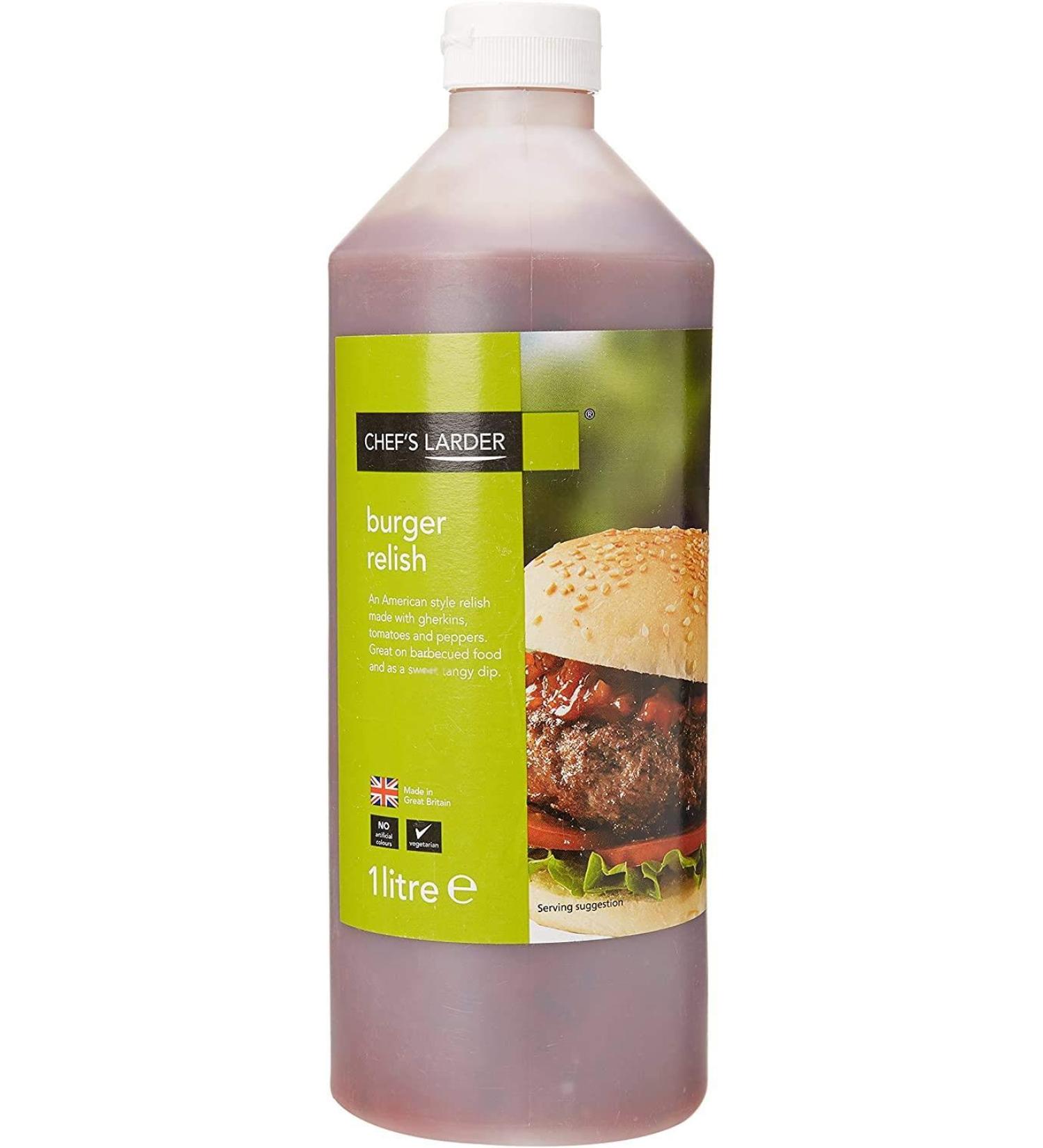  Chefs Larder Koch Larder Burger Relish Burger 1 l - Buy Online on GoSupps.com