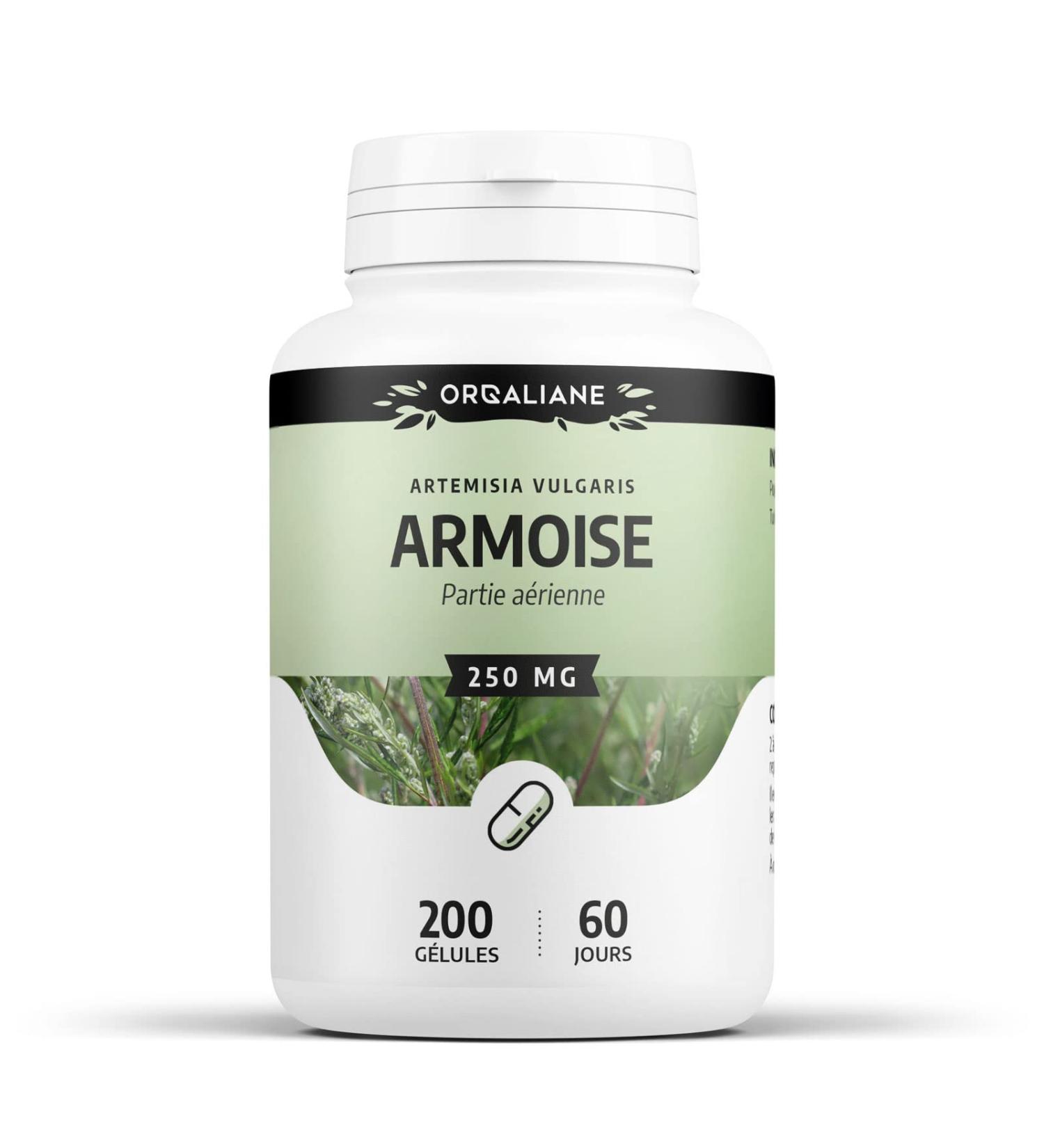 Mugwort 250 mg - 200 capsules - Orgaliane - Buy Online on GoSupps.com