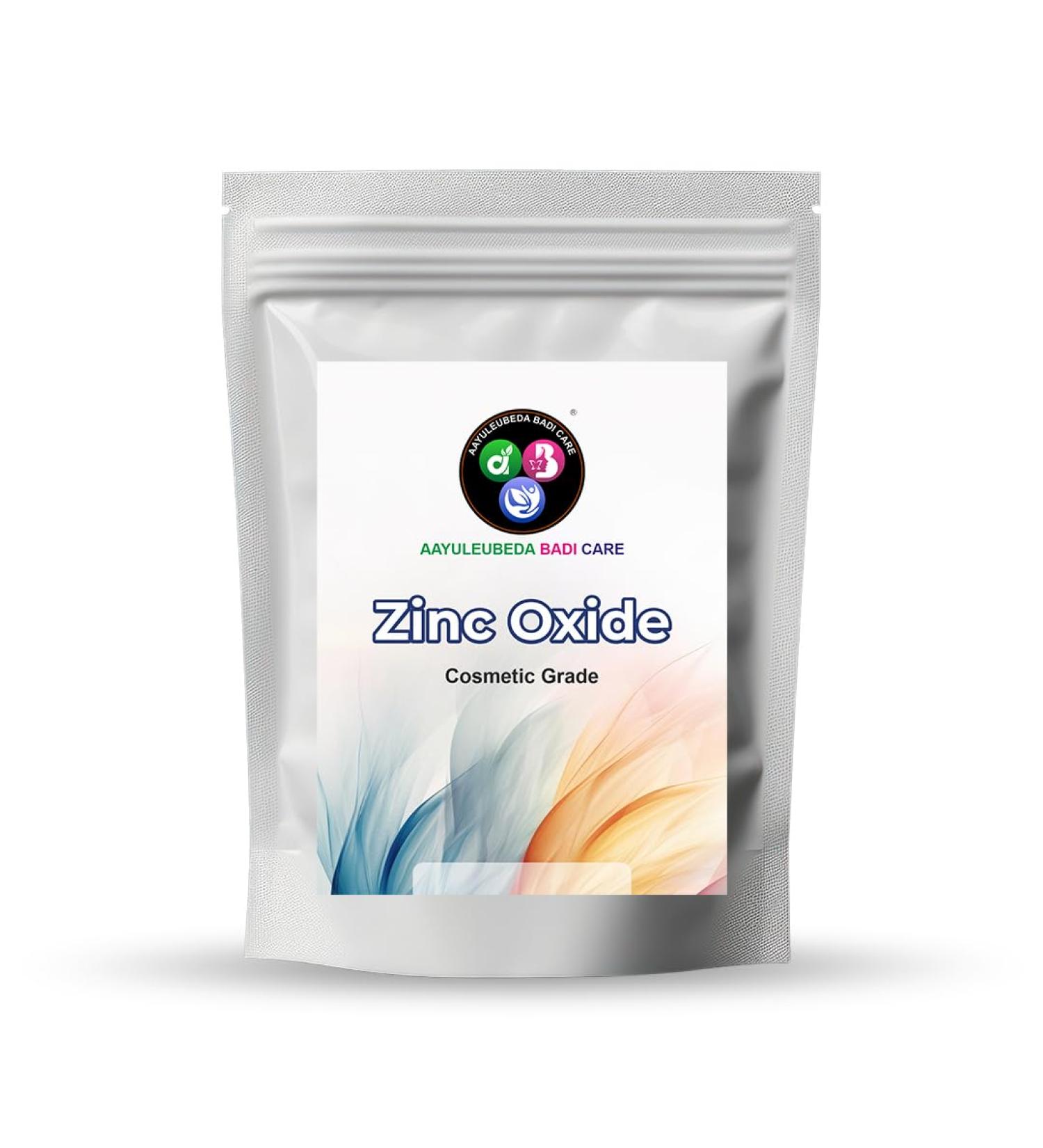 Aayuleubeda Badi Care ABC Zinc Oxide Powder Non-Nano & Uncoated for Skin Cosmetic & DIY Product 227Gm (8 oz) - Buy Online on GoSupps.com