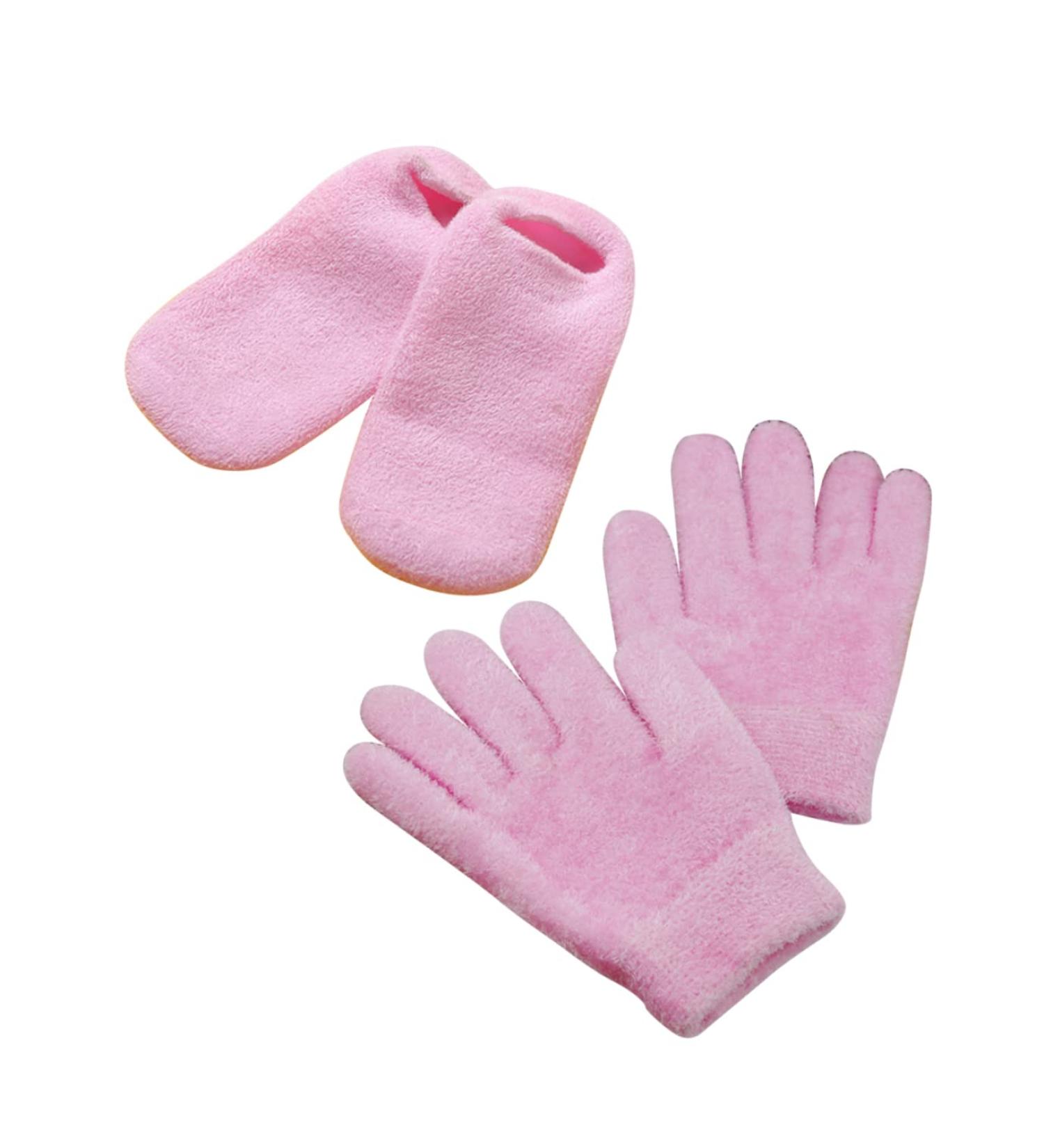 Beatifufu 2 Pairs Nighttime Gloves Wax Bath Mittens Paraffin Wax Mittens Oveglove Grooming Glove Moisturizing Socks Moisturizing Mittens Gauntlet Gelt Overnight Gloves Spa Whitening - Buy Online on GoSupps.com