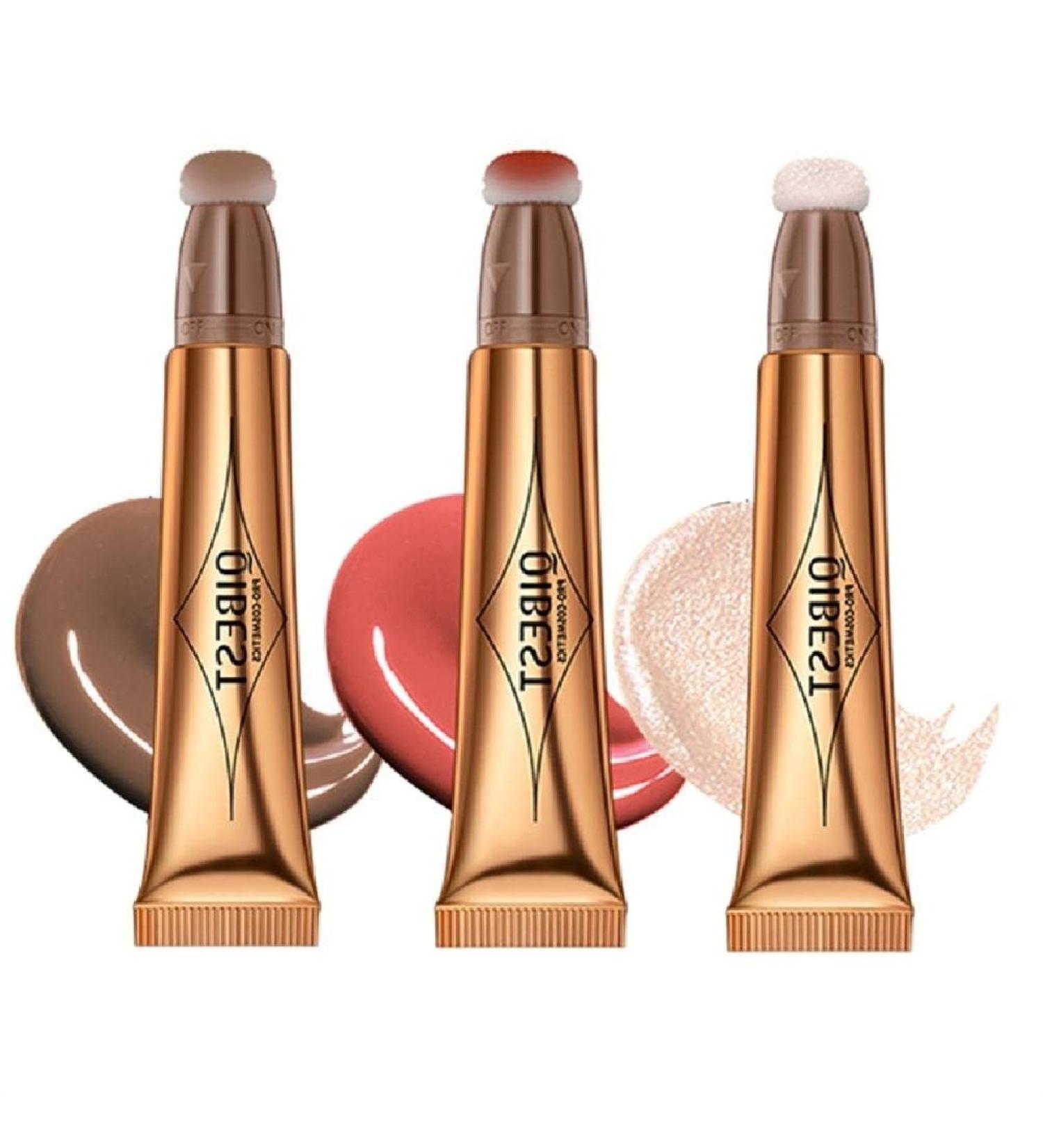 Beauty Wand Beauty Wand Highlighter Beauty Wand with Cushion Applicator Lightweight Blendable Makeup Stick Liquid Highlighter Stick Makeup 010304 - Buy Online on GoSupps.com