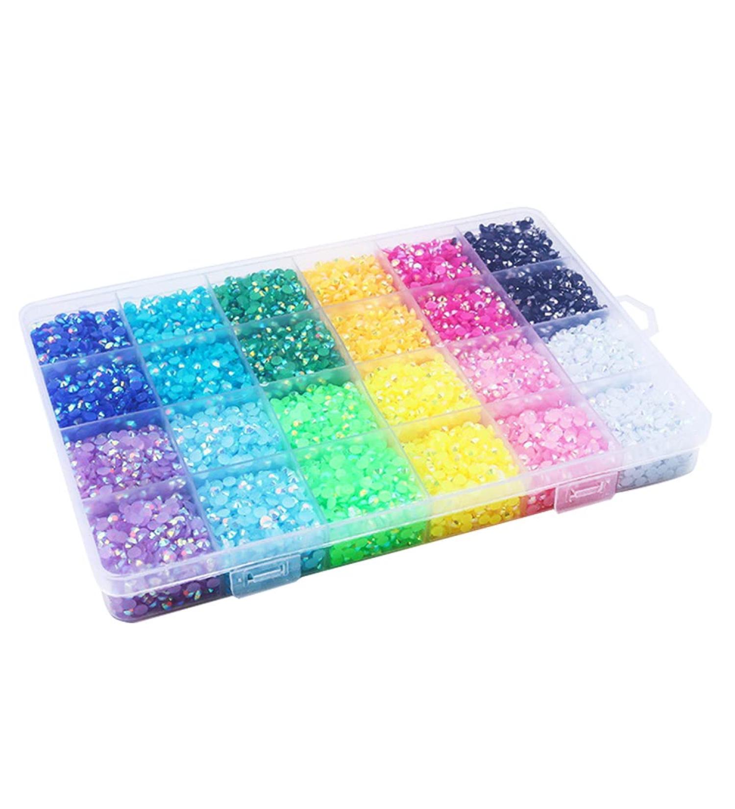 Minkissy Decoration Decoration Heart 1 Box of Art Diamond DIY Resin Diamond s Art Craft Manicure Diamond Decor Rhinestone Heart Stickers - Buy Online on GoSupps.com