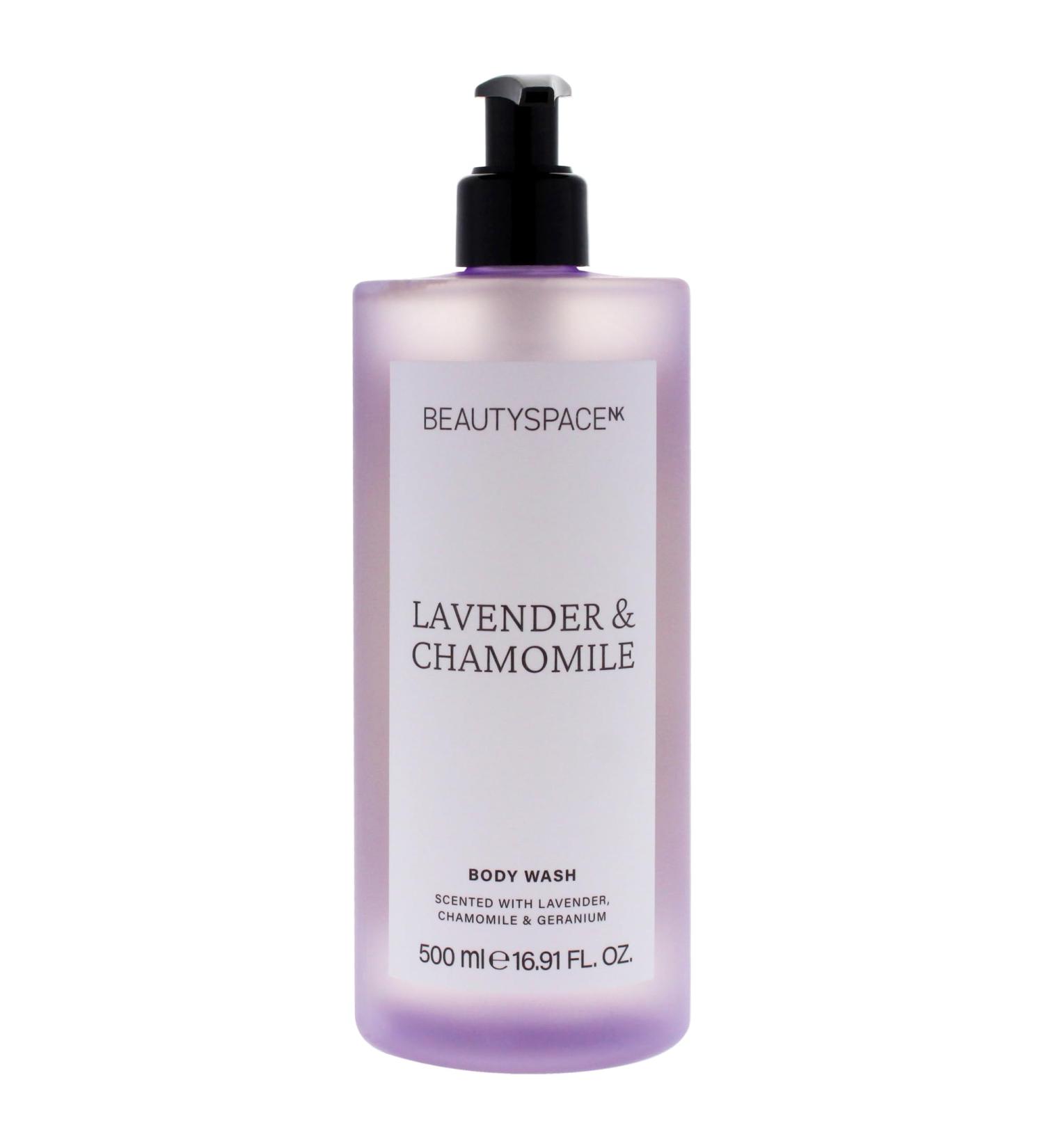 Beauty SpaceNK Lavender & Chamomile Body Wash Gentle Cleansing & Soothing Hydrating Nourishing Non-Drying Ideal for Relaxation & Daily Use Vegan & Cruelty-Free 16.91oz