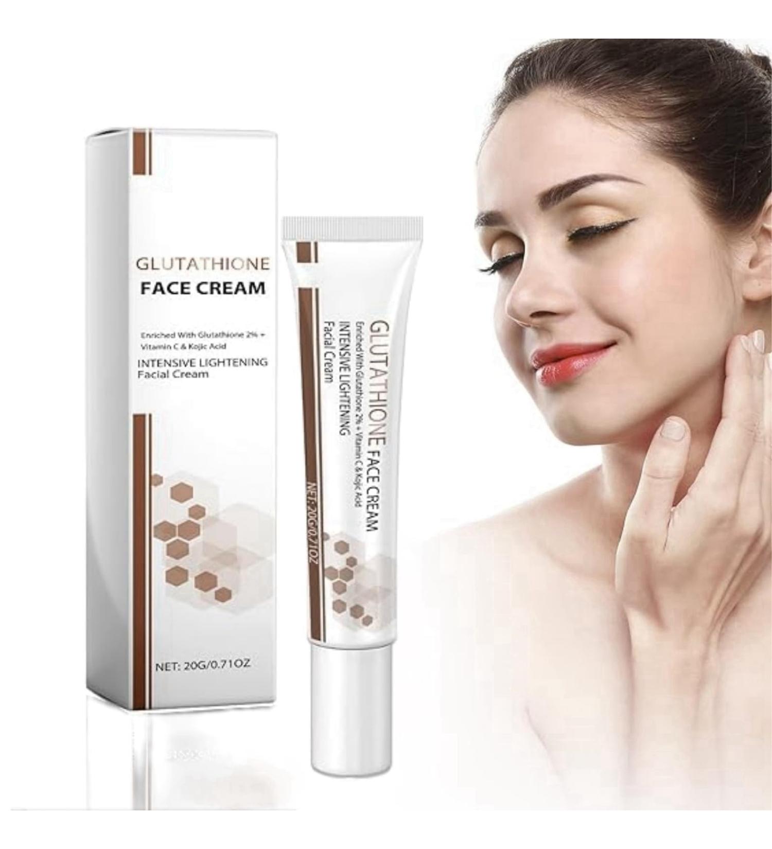 Vitamin C Glutathione Moisturiser For Face Vitamin C Cream Skin Lightening Cream Skin Lightening Cream for Darkskin Skin Lightening Cream Skin Lightening Skin Brightening Film Effective Gentle - Buy Online on GoSupps.com