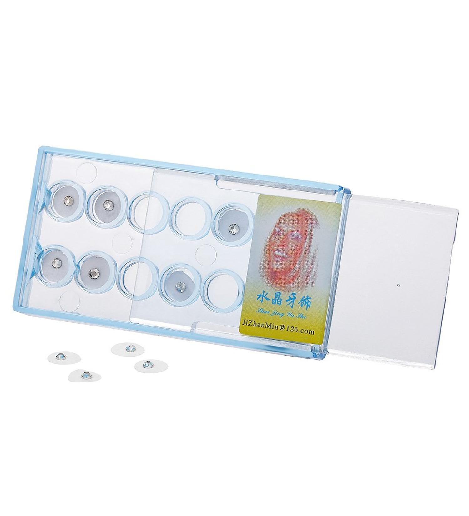 Fsetnight 10Pcs Oral Teeth Gems | Crystal Tooth Jewelry & Clear Color Dental Decor - Buy Online on GoSupps.com