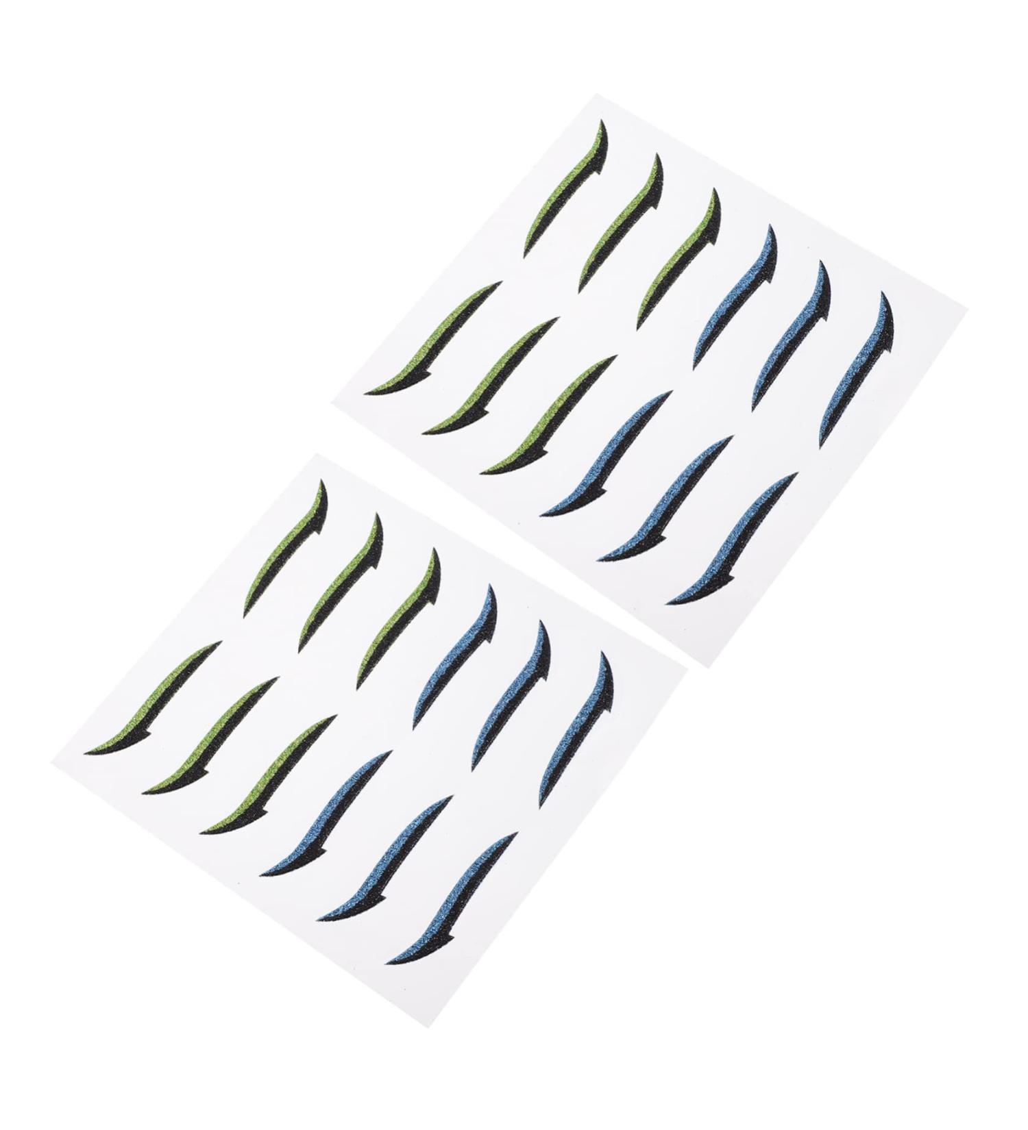 Beavorty Eye Liner Stincle Stickers 12 Pairs Eyeliner Stickers Reusable Double Eyelid Tapes Eye Makeup Stickers Reusable Eyeliner Stickers - Buy Online on GoSupps.com