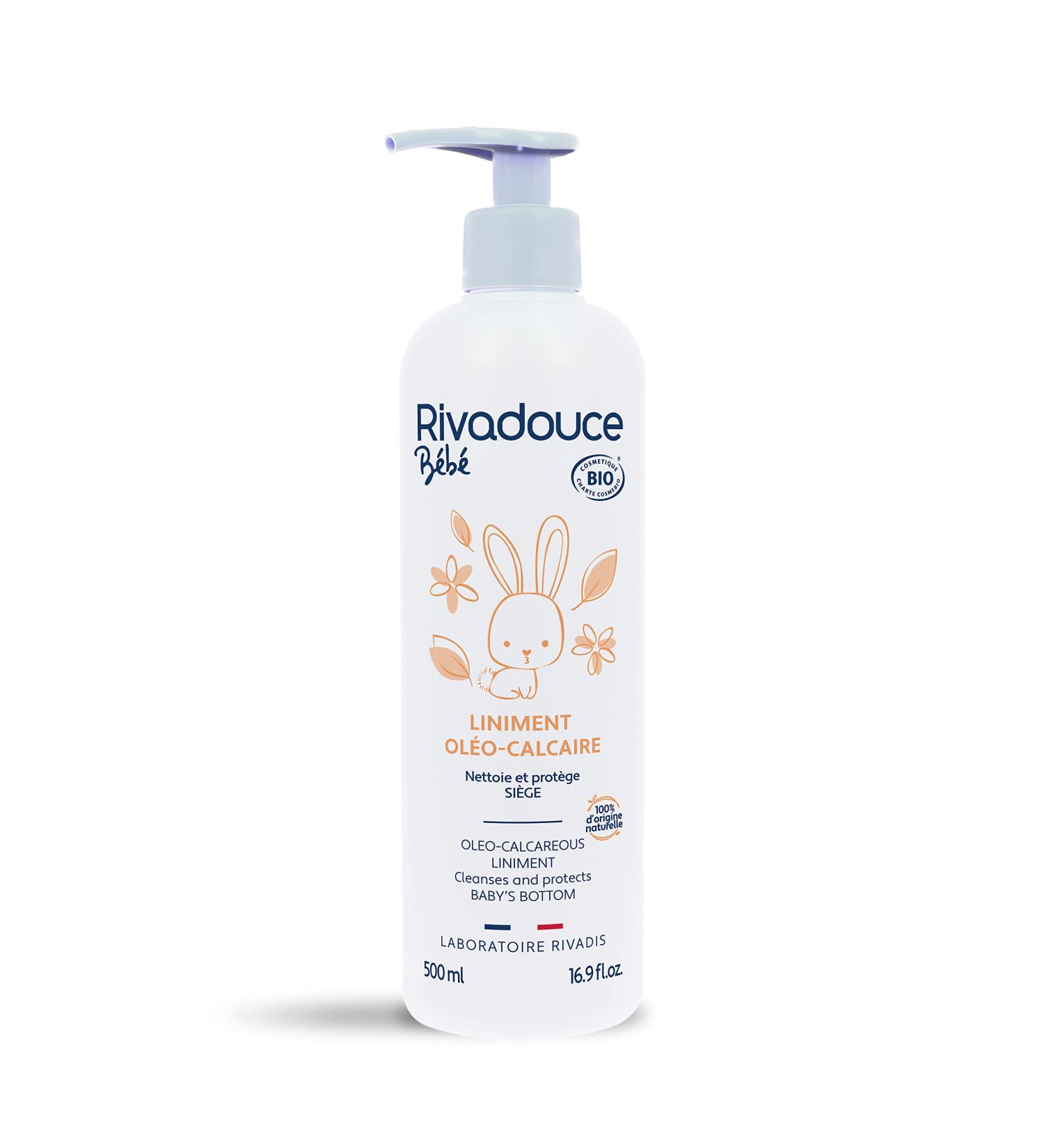 Rivadouce BIO Organic Baby Liniment - Baby Wash and Change - Cleans and Protects Baby's Bottom - Fragrance Free - Buy Online on GoSupps.com