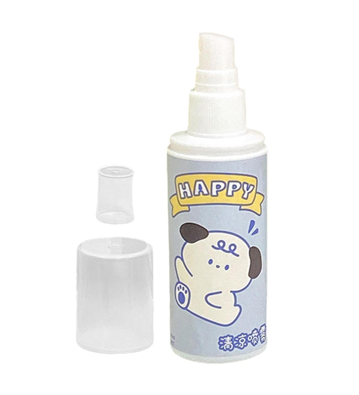 Cool Spray 80ml Body Cool Down Spray Refreshing Protective Spray Skin-friendly Instantly Reduce Temperature Spray Small And Lightweight For Outdoor Activities blue dog - Buy Online on GoSupps.com