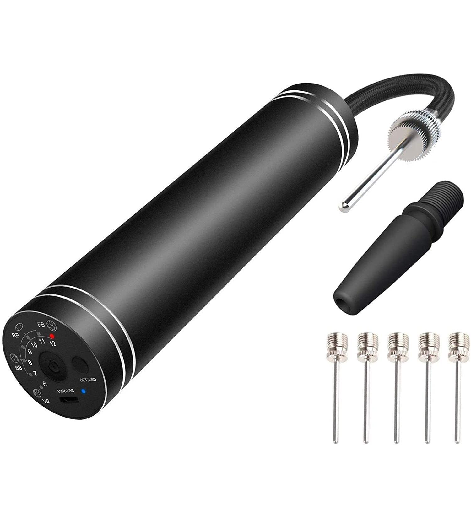 Morpilot Electric Ball Pump | Portable Air Pump for Sports Balls | Fast Inflation with Needles | 4 Ball Modes - Buy Online on GoSupps.com