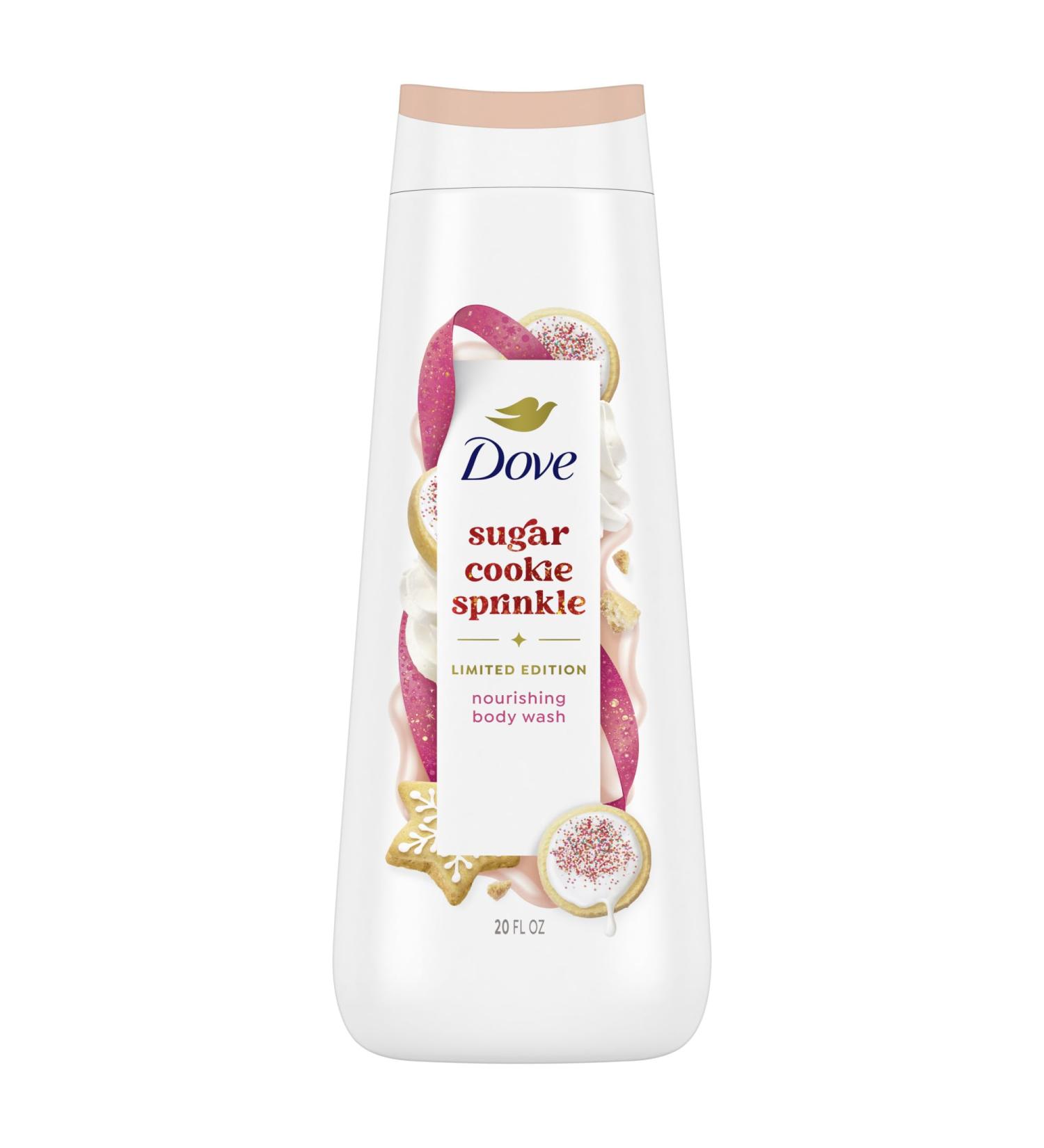 Dove Limited Edition Holiday Treats Body Wash Sugar Cookie Sprinkle for Deep Nourishment 20 oz - Buy Online on GoSupps.com