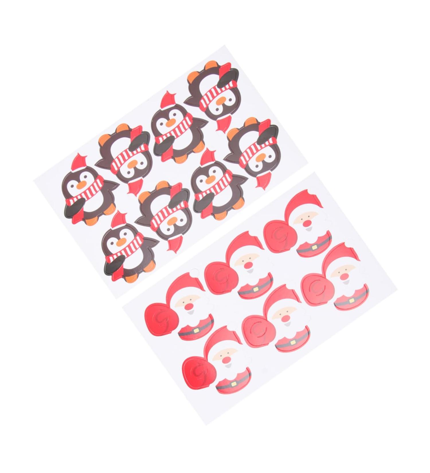 Cabilock 56 Pcs Card Candy Penguins Lollipop Decoration Card Perpetual Desk Calendar Animal Cards Wedding Decoration Lollipop Paper Cards Decor Cards Decorate Red Christmas - Buy Online on GoSupps.com