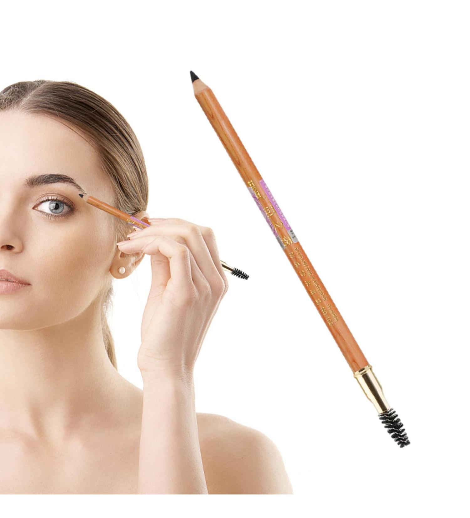 Eyebrow Definer Pencil - Brow Makeup Pencil - Smudgeproof Long Lasting Eye Brown Makeup Makeup Brow Stylist Definer for Women and Girls Black - Buy Online on GoSupps.com
