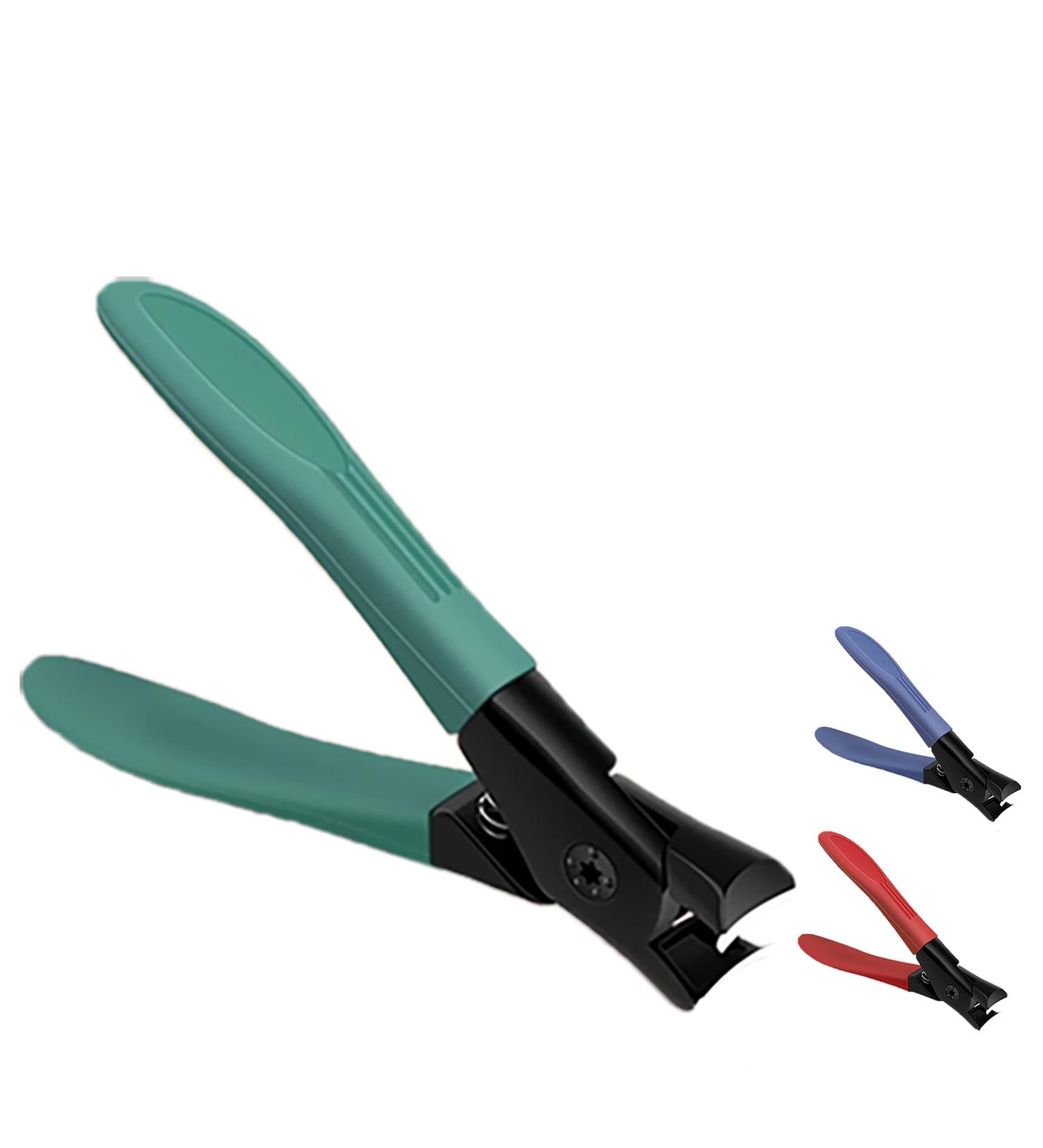 Senshuomy Nail Clipper Made with Heavy Duty Stainless Steel for Thick Nails Start Makers Toenail Clippers Wide Jaw Nail Cutter Heavy Duty Nail Clipper Sharp Curved Toe Nail Clippers (Green) - Buy Online on GoSupps.com