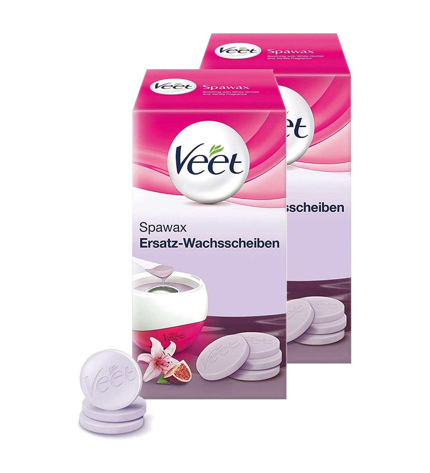 Veet Spawax Warmwax Panes - 2x Refill Pack with 12 Long-lasting Hair Removal Wax Panes for Silky-Smooth Skin - Shop Internationally! - Buy Online on GoSupps.com
