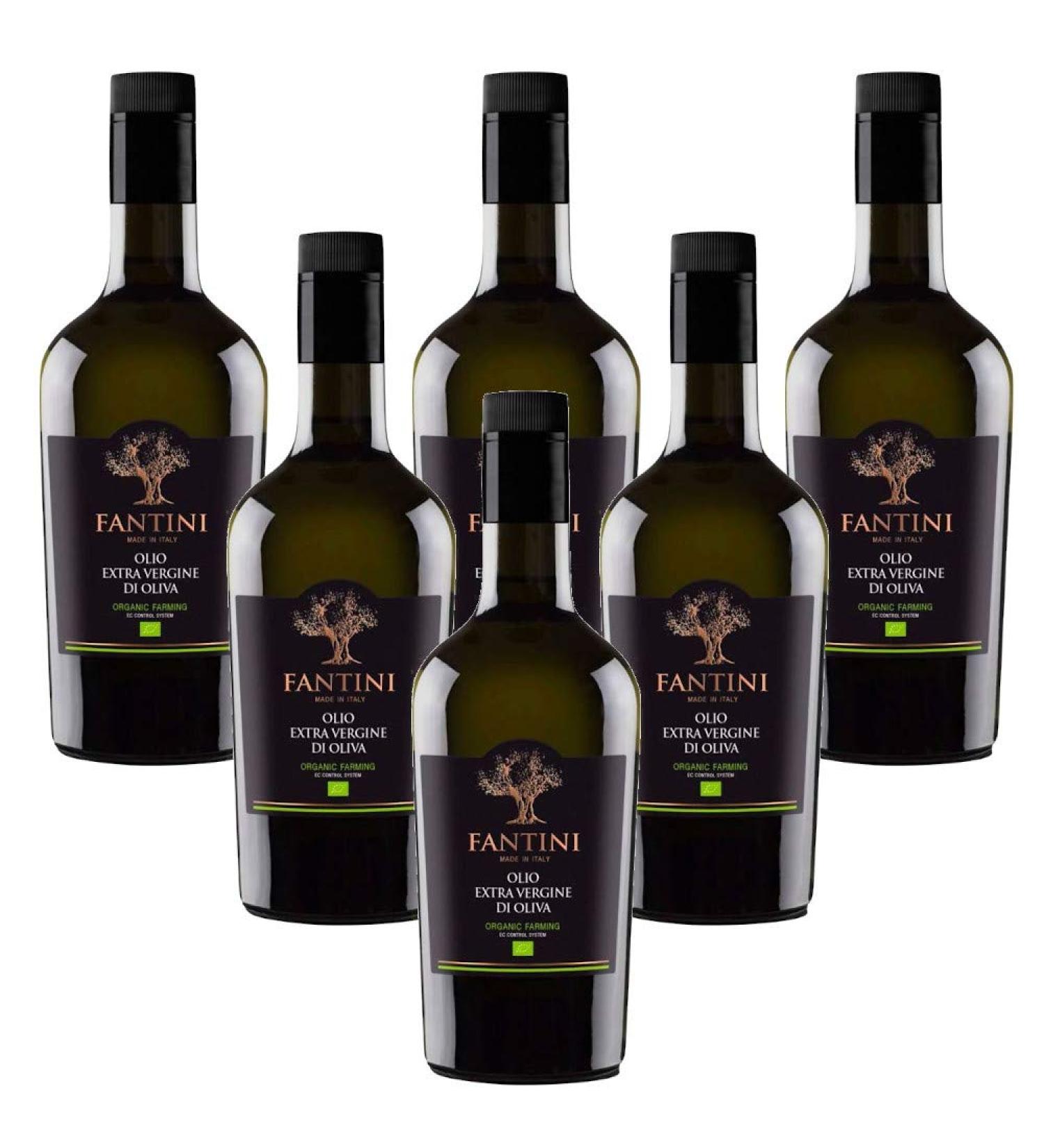 Farnese Fantini Extra Vergine Organic Olive Oil (6 Bottles of 50cl.)